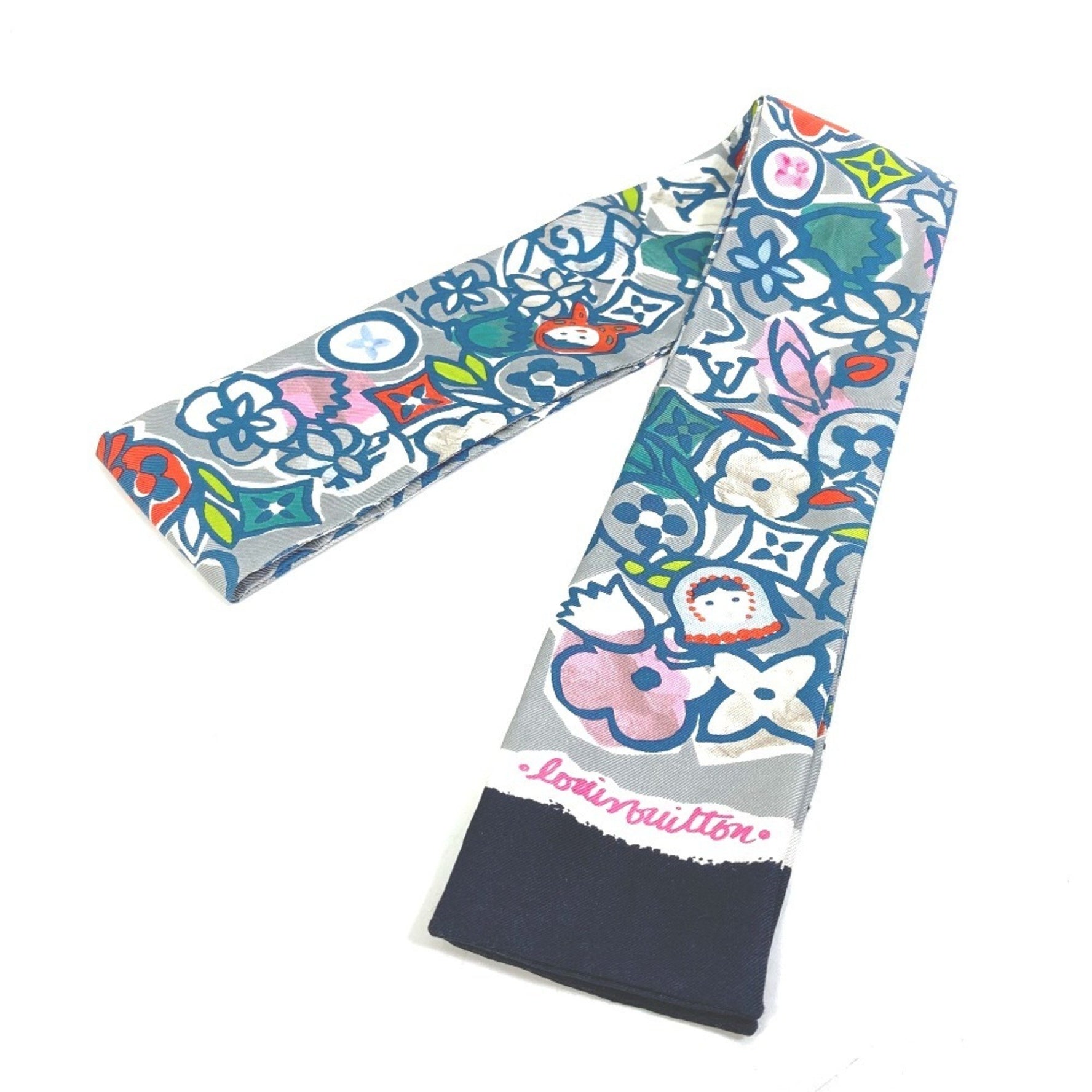 Louis Vuitton Monogram Bandeau LV Pop Scarf, Silk