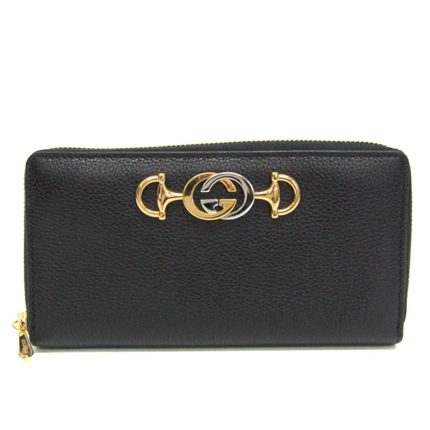 Gucci Zumi Leather Long Wallet (bi-fold)
