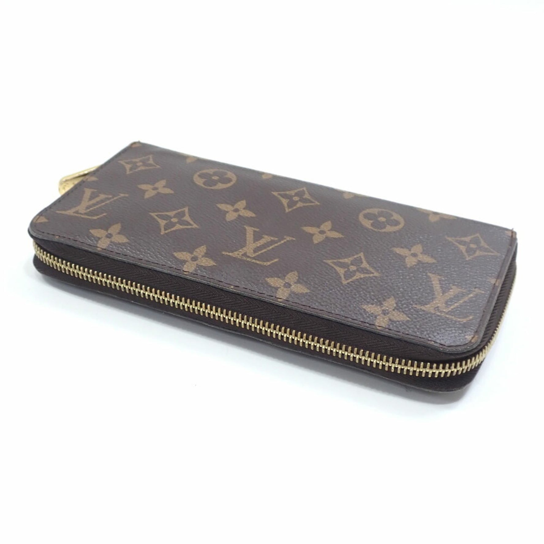 Louis Vuitton Monogram Zippy Wallet, Women's, M41896, Coquelicot Red