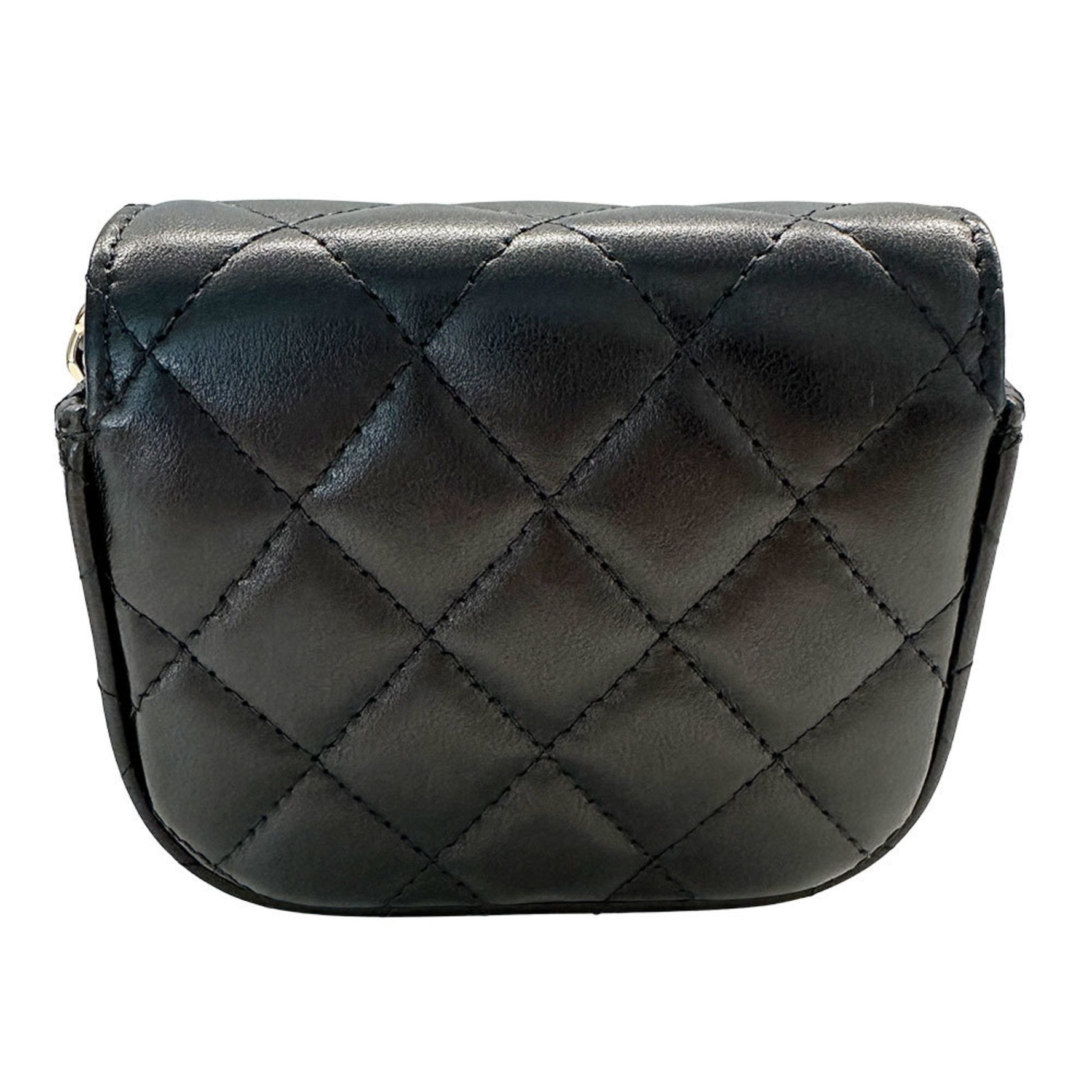 CHANEL Matelasse Mini Shoulder Bag in Lambskin with Gold Hardware