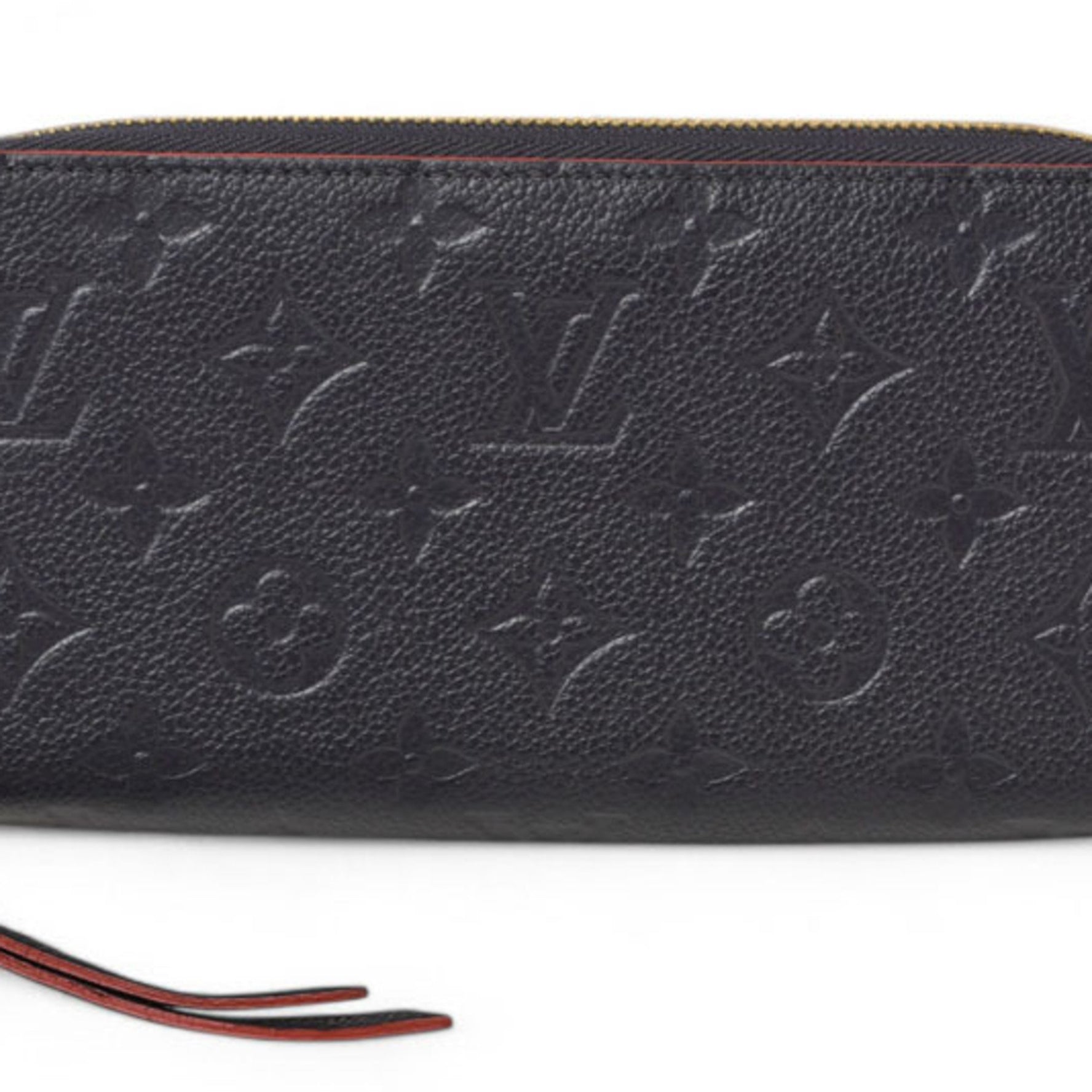 Louis Vuitton Wallet Long Zippy Monogram Empreinte Marine Rouge
