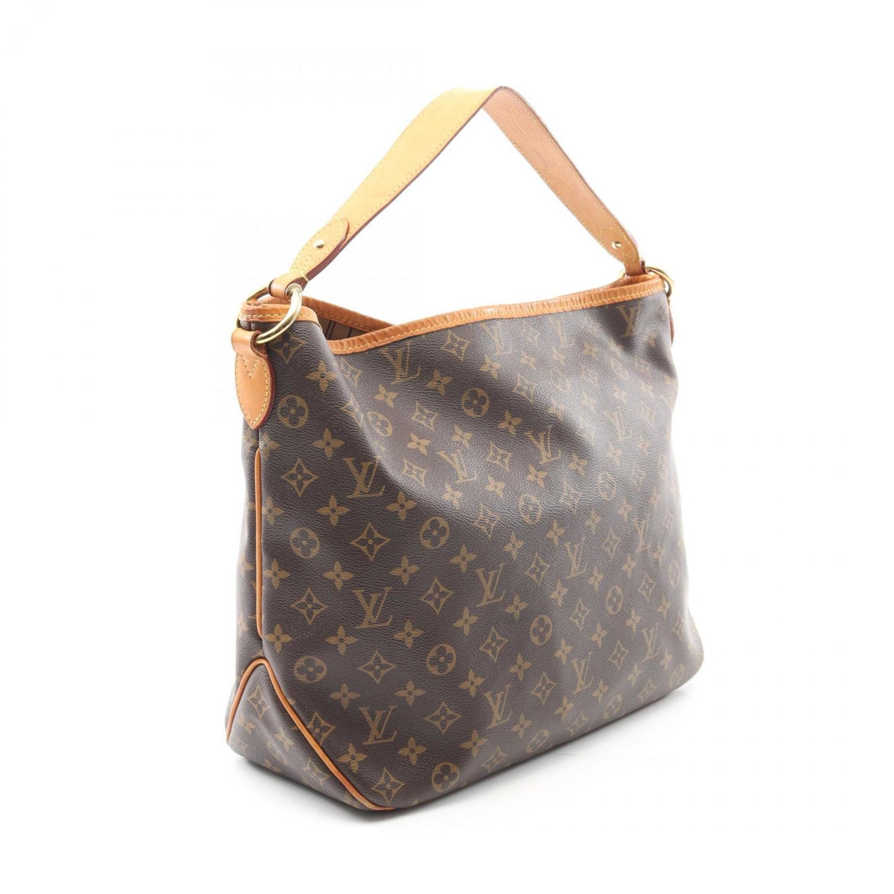 Louis Vuitton Delightful MM Shoulder Bag, Coated Canvas and Leather, Monogram, Brown