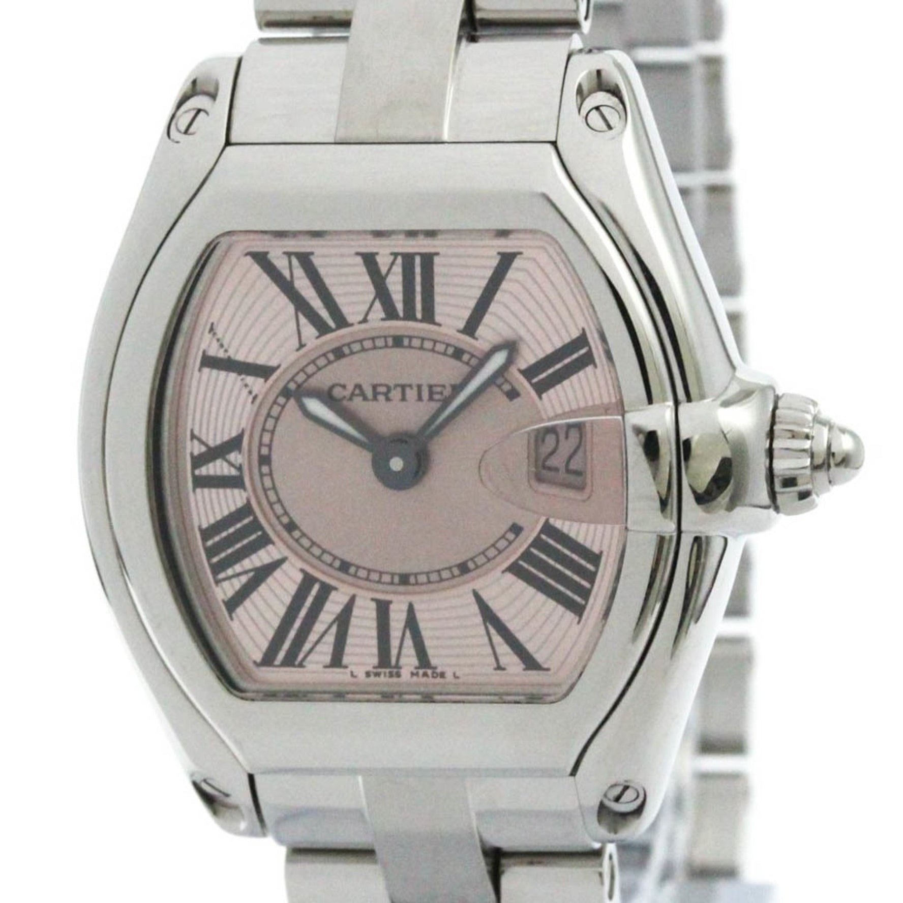 Polished CARTIER Roadstar SM Steel Quartz Ladies Watch