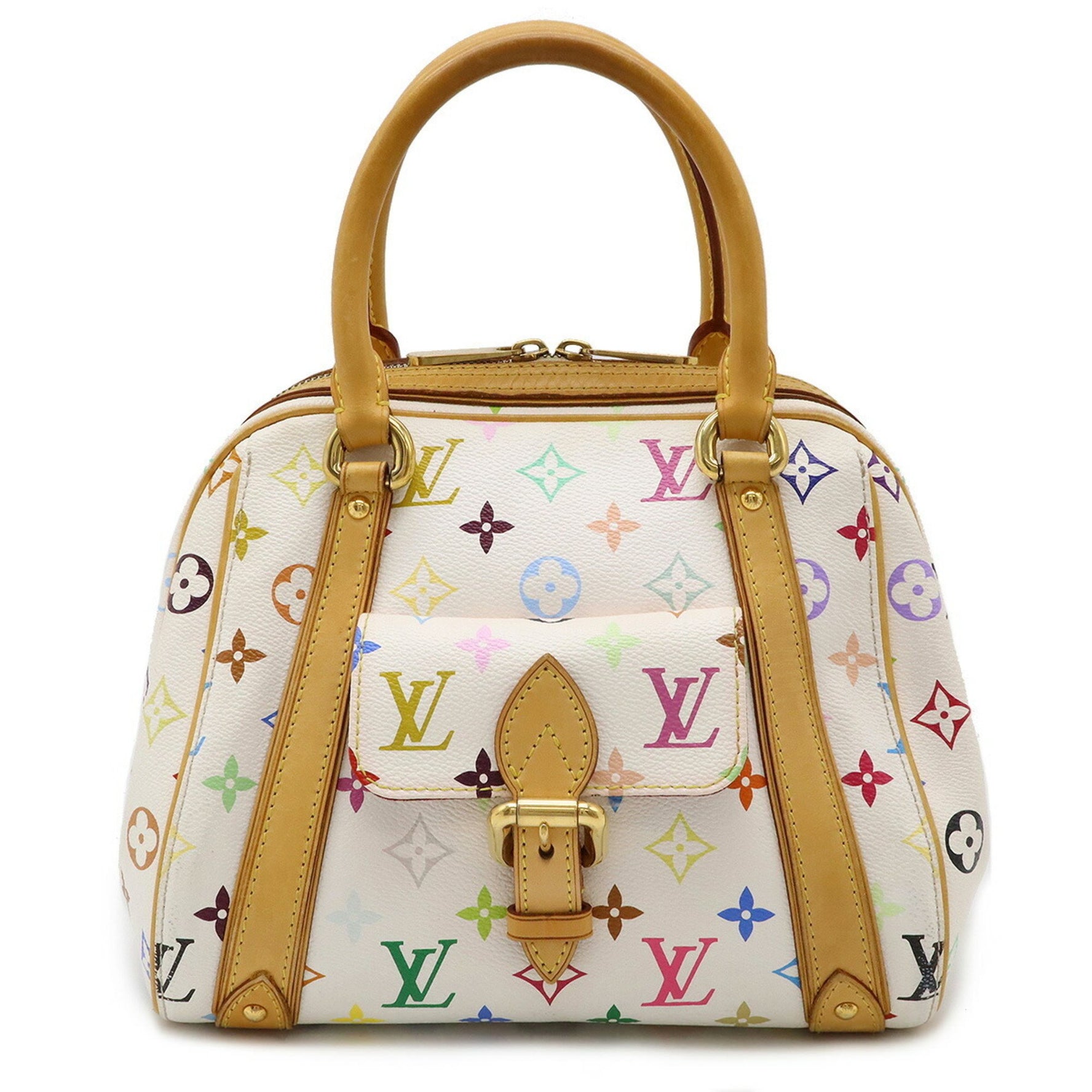 Louis Vuitton Monogram Multicolor Priscilla Handbag White