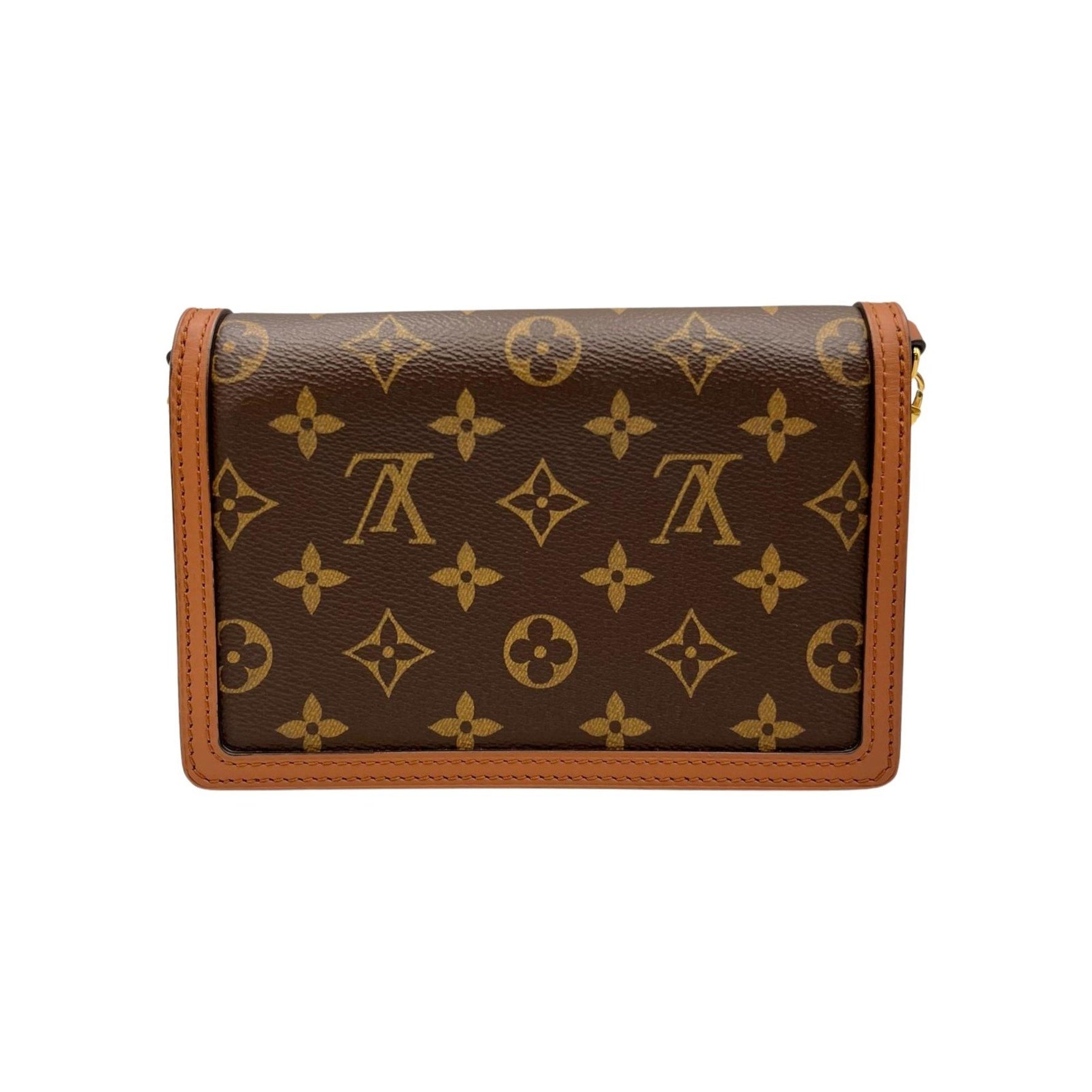 Louis Vuitton Portefeuille Dauphine Monogram Reverse Shoulder Bag Leather