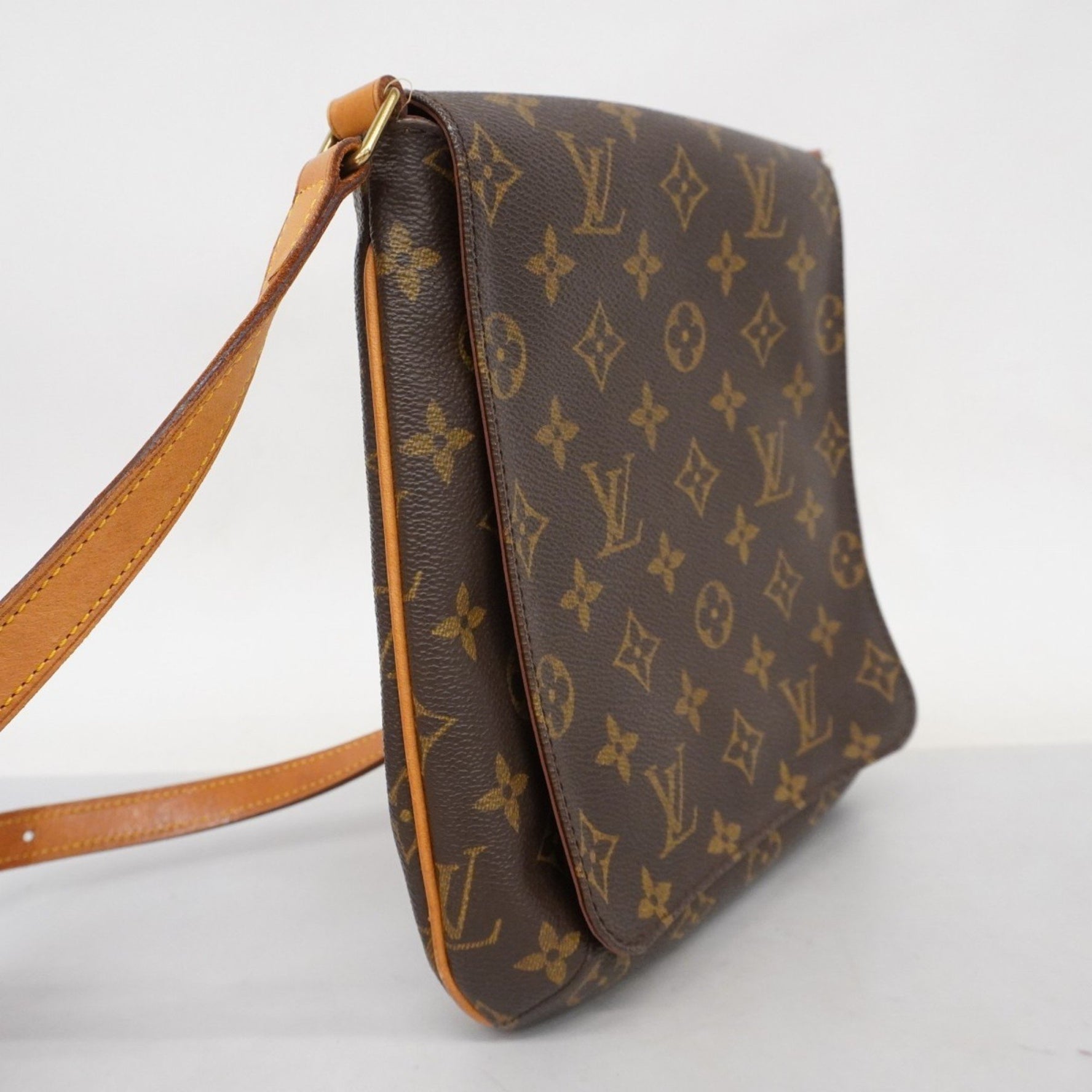 Louis Vuitton Monogram Musette Salsa Short Strap Shoulder Bag M51258 Brown Women's
