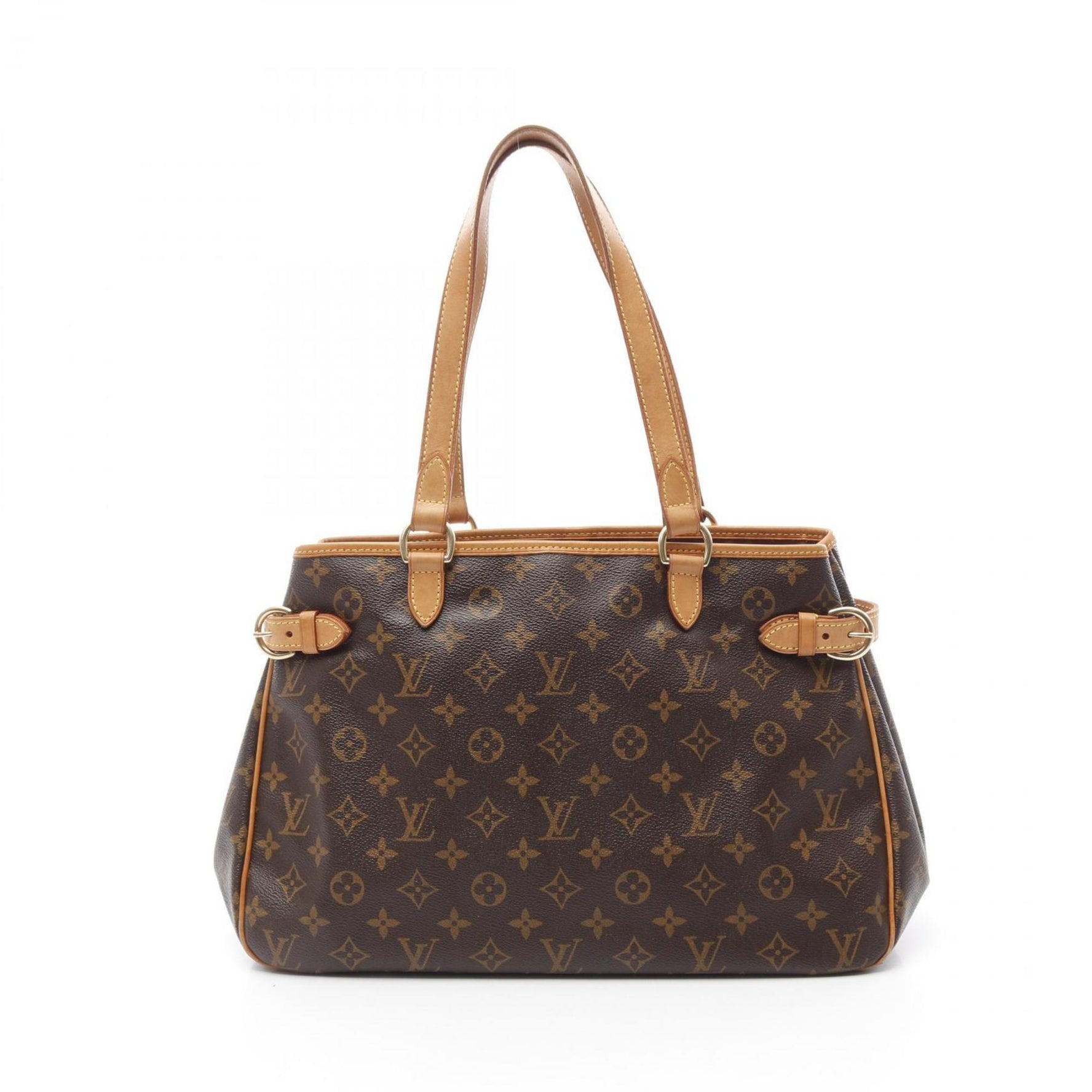 Louis Vuitton Batignolles Horizontal Monogram Shoulder Bag Coated Canvas Leather