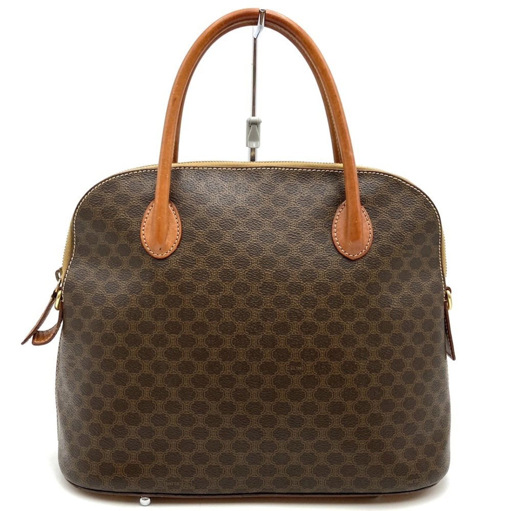 CELINE Handbag in Macadam Leather