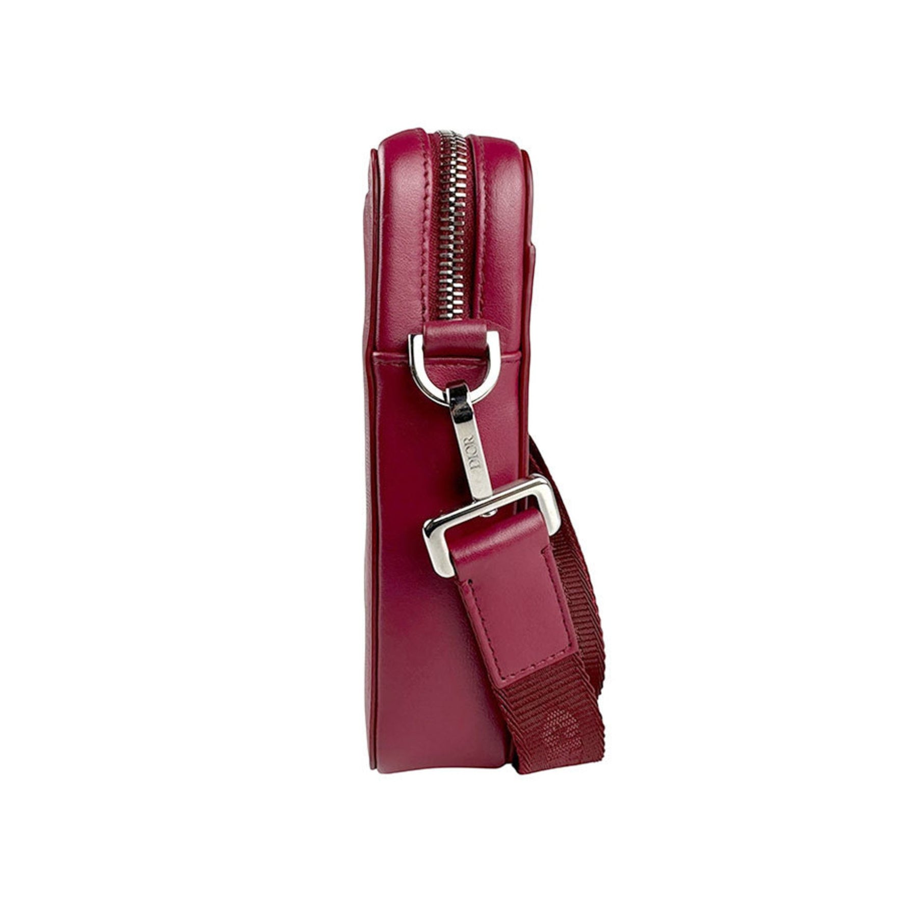 Christian Dior Shoulder Bag Leather Red Men's