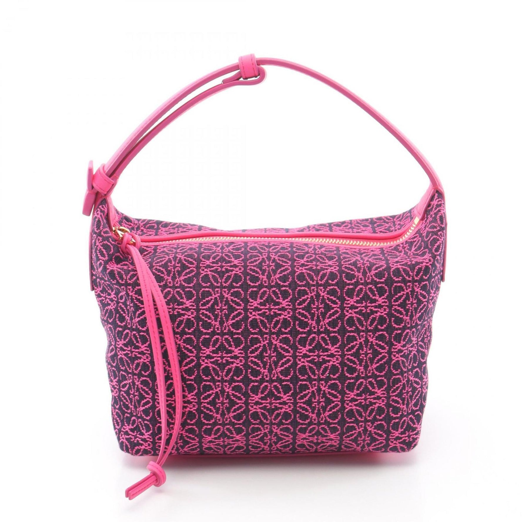 LOEWE Anagram Cubby Bag, Small Handbag, Canvas and Leather