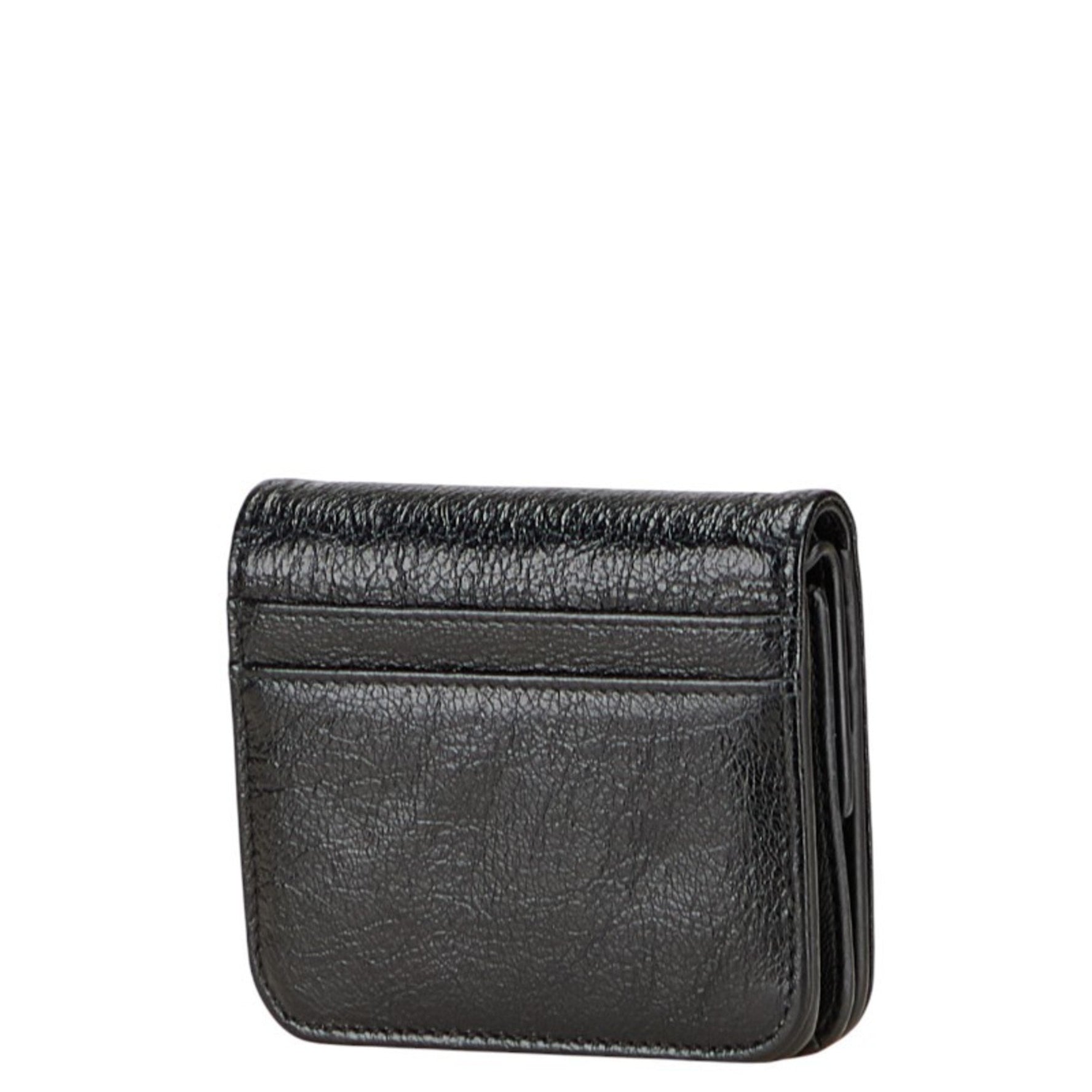 Balenciaga Monaco BB Wallet/Coin Case/Card Holder Puffy Arena Lambskin