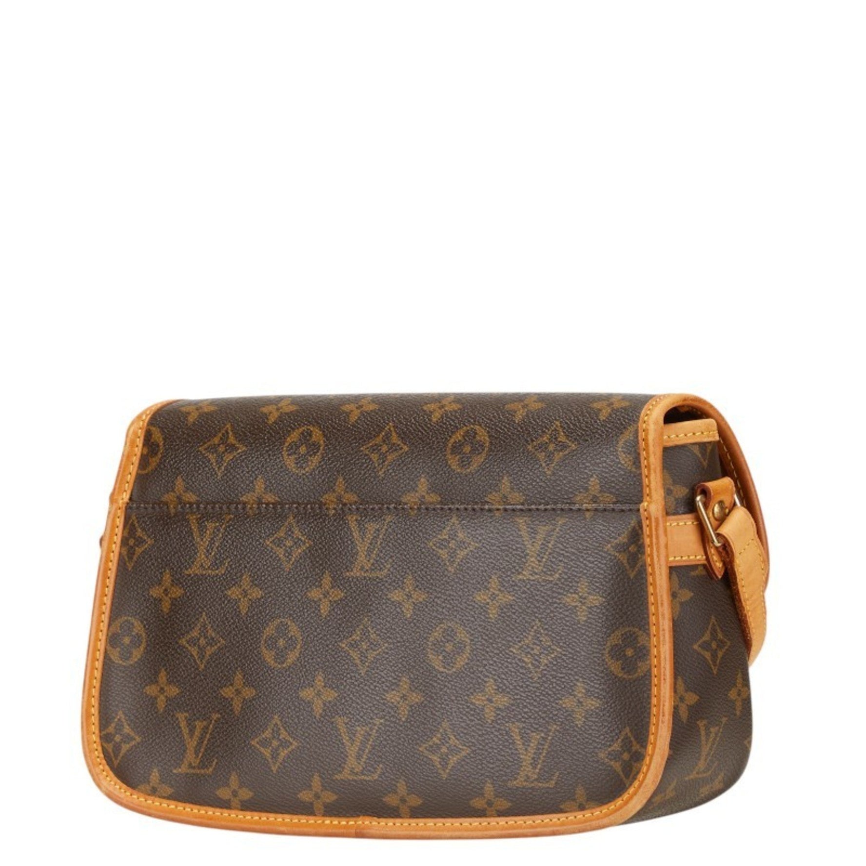 Louis Vuitton Monogram Sologne Shoulder Bag Brown PVC Leather