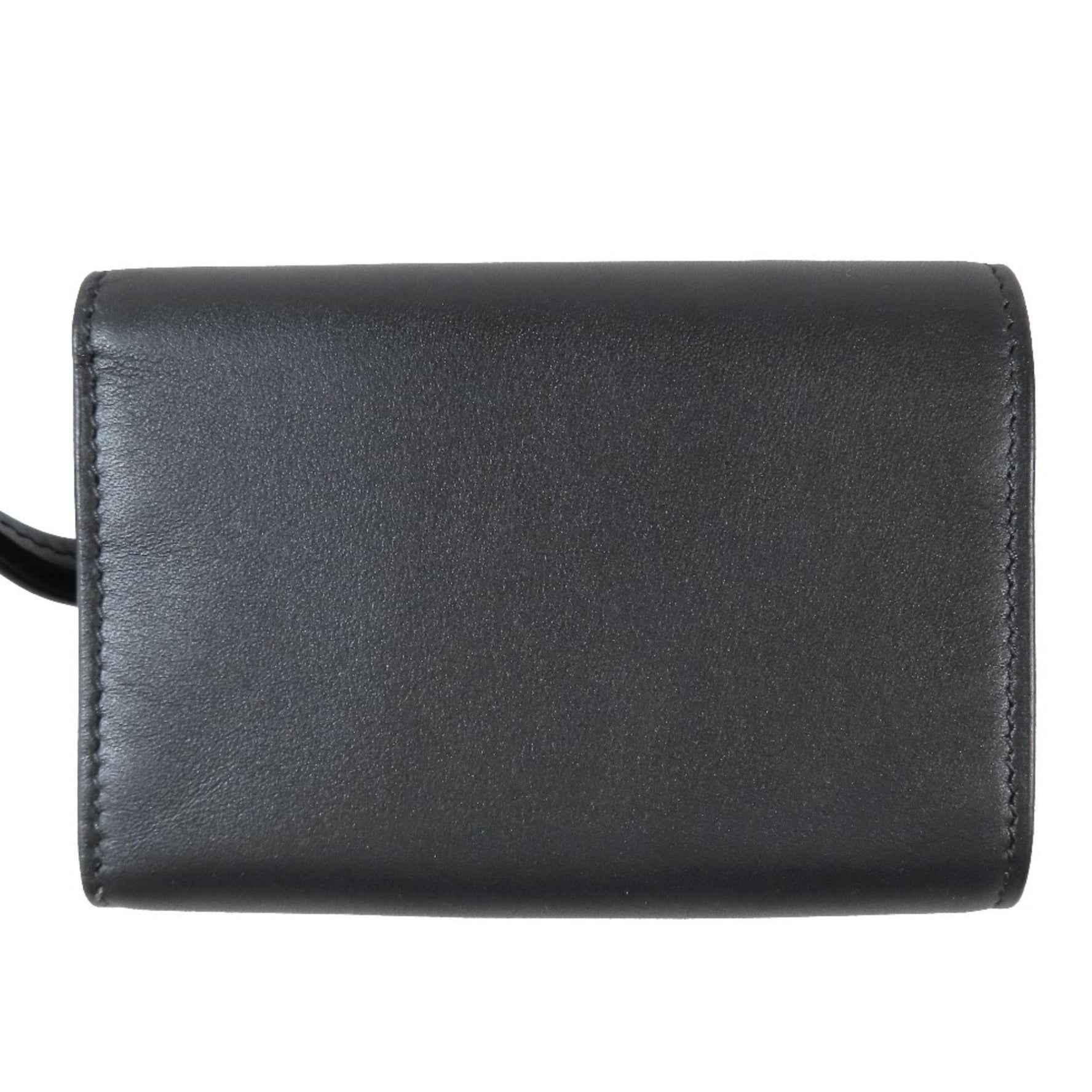 BALENCIAGA NEO CLASSIC Neo Classic Tri-fold Wallet, Mini Compact Black, Women's