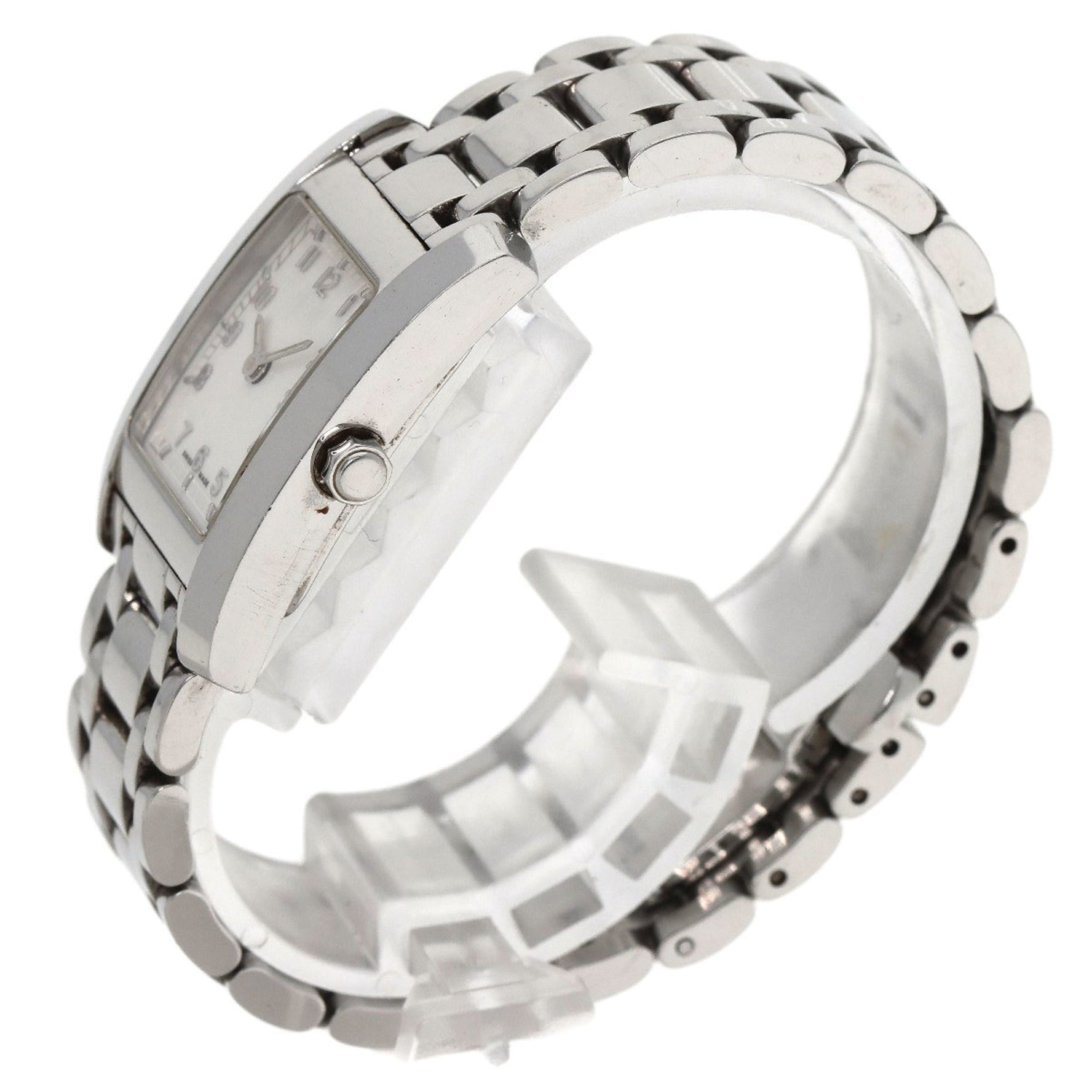 FENDI Square Face Watch Stainless Steel SS Ladies