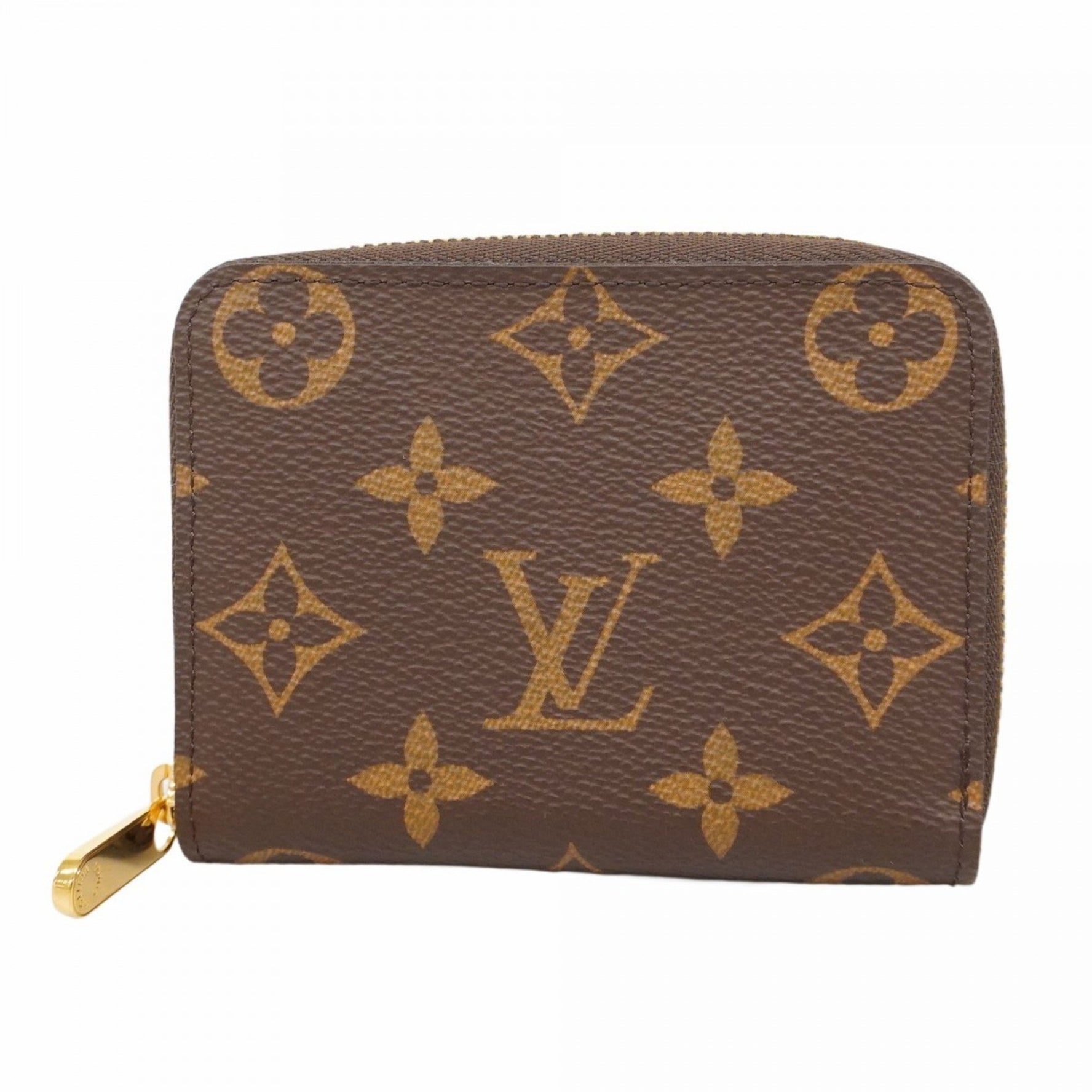 Louis Vuitton Monogram Zippy Coin Purse M60067 Brown Men's and Women's