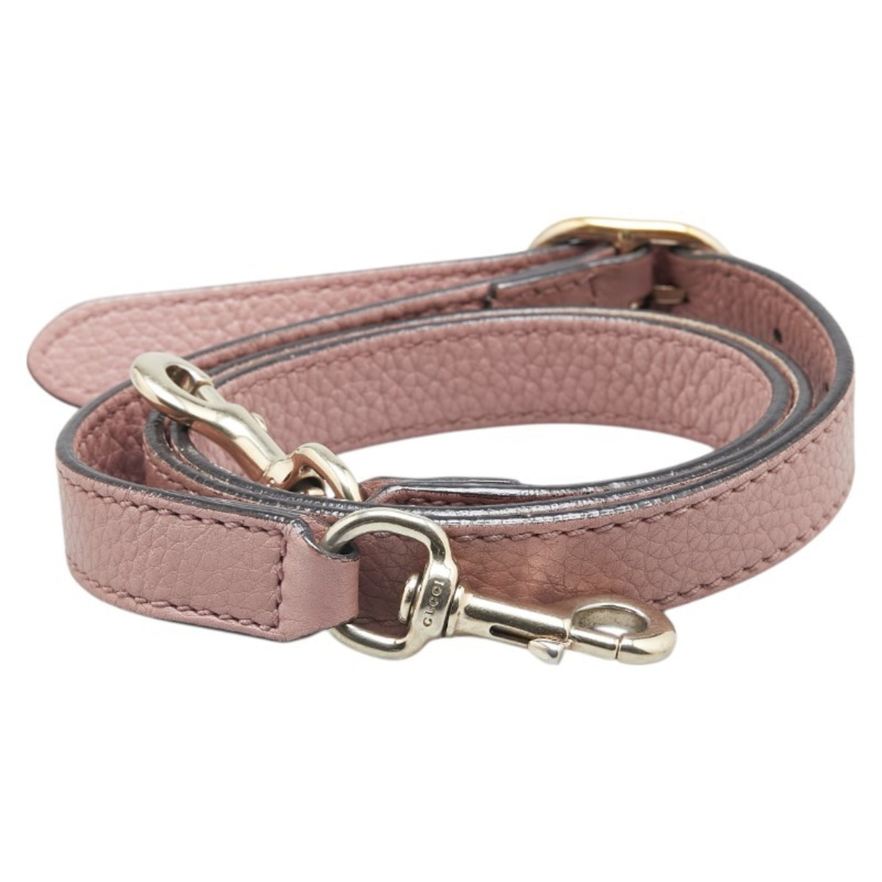 Gucci shoulder strap, pink leather, women's, GUCCI