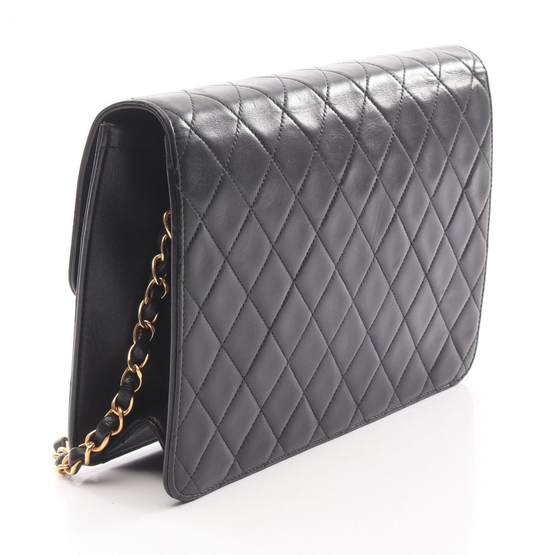 CHANEL Matelasse Shoulder Bag, Lambskin Leather