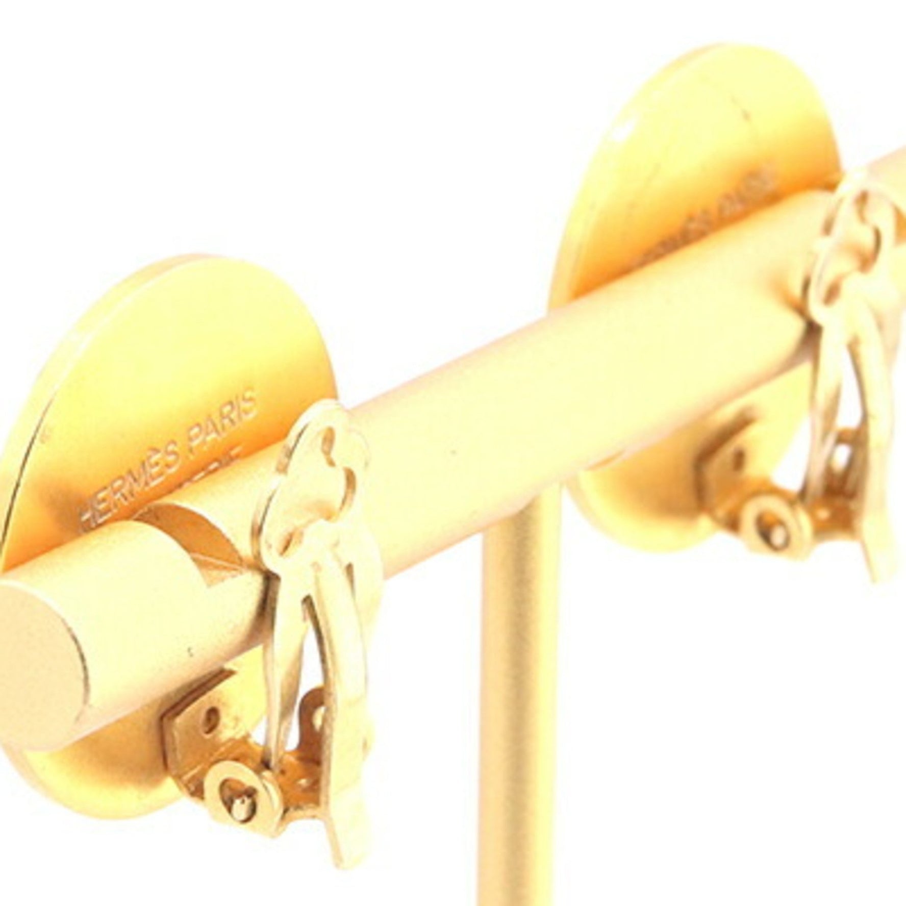 Hermes Serie Metal Earrings, Old Round