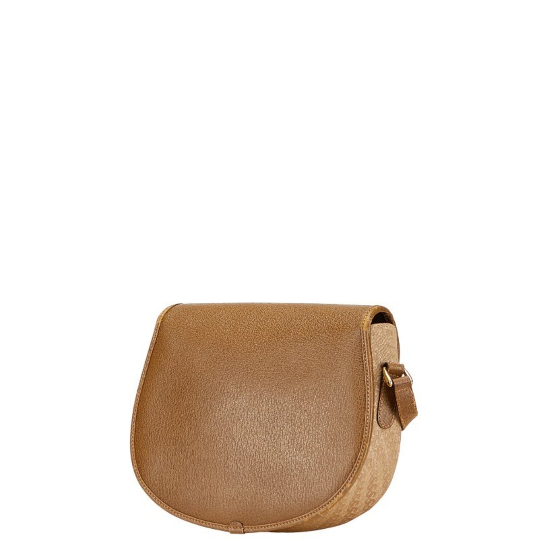 Gucci Old Shoulder Bag 007.754.0074 Khaki Brown Canvas Leather