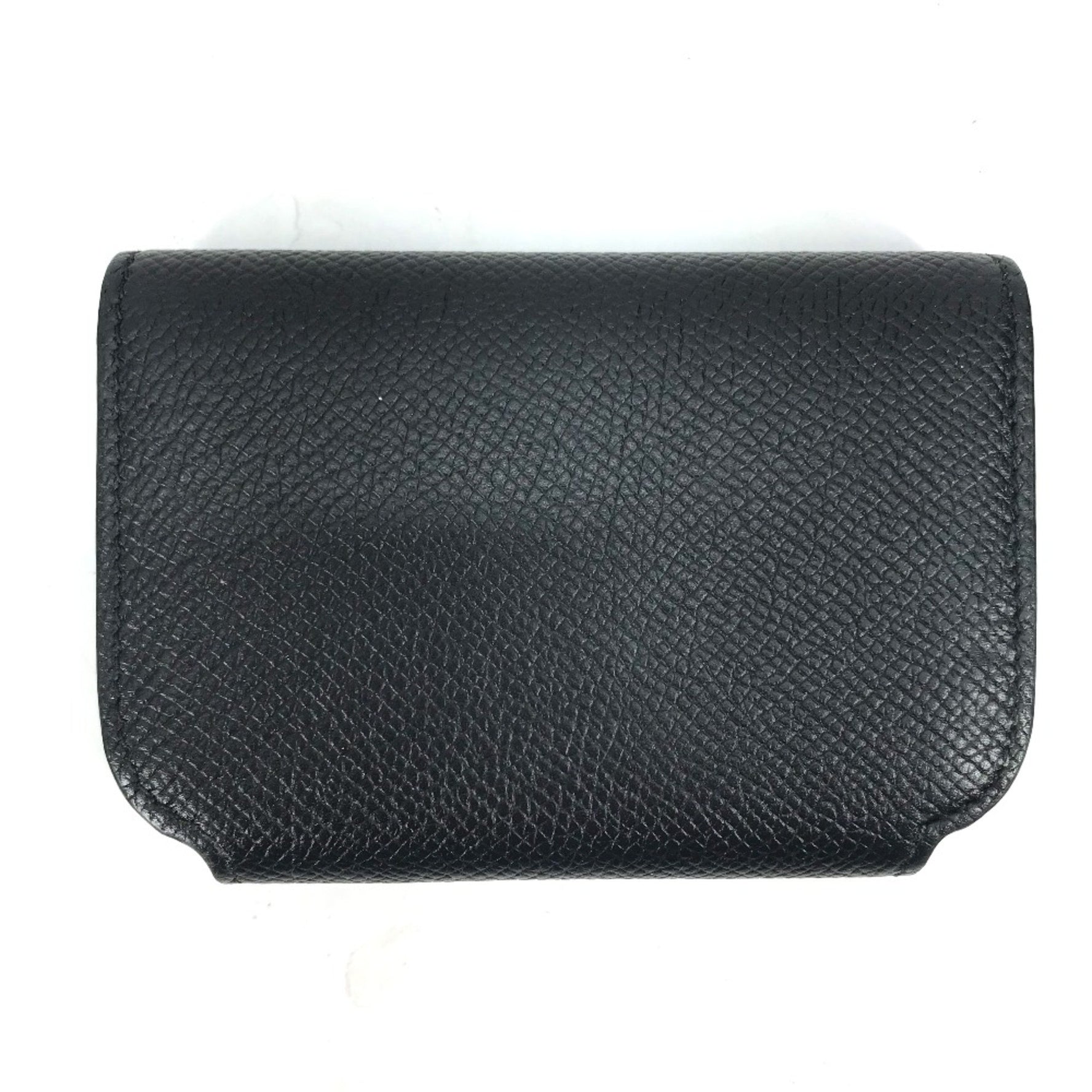 Balenciaga Wallet Business Card Holder Pass Case Card Case Black