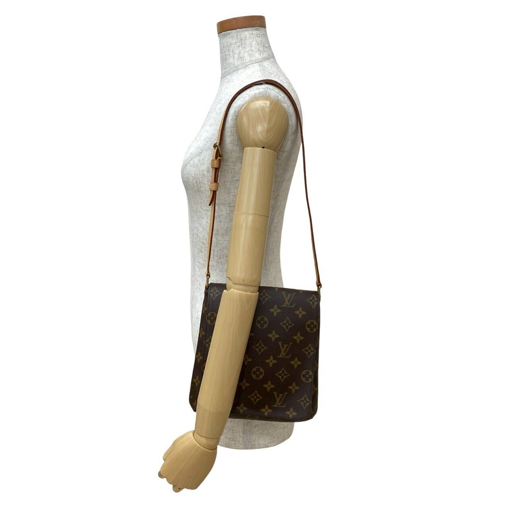 Louis Vuitton Musette Salsa Monogram Leather Semi-Shoulder Bag in [Free Shipping]