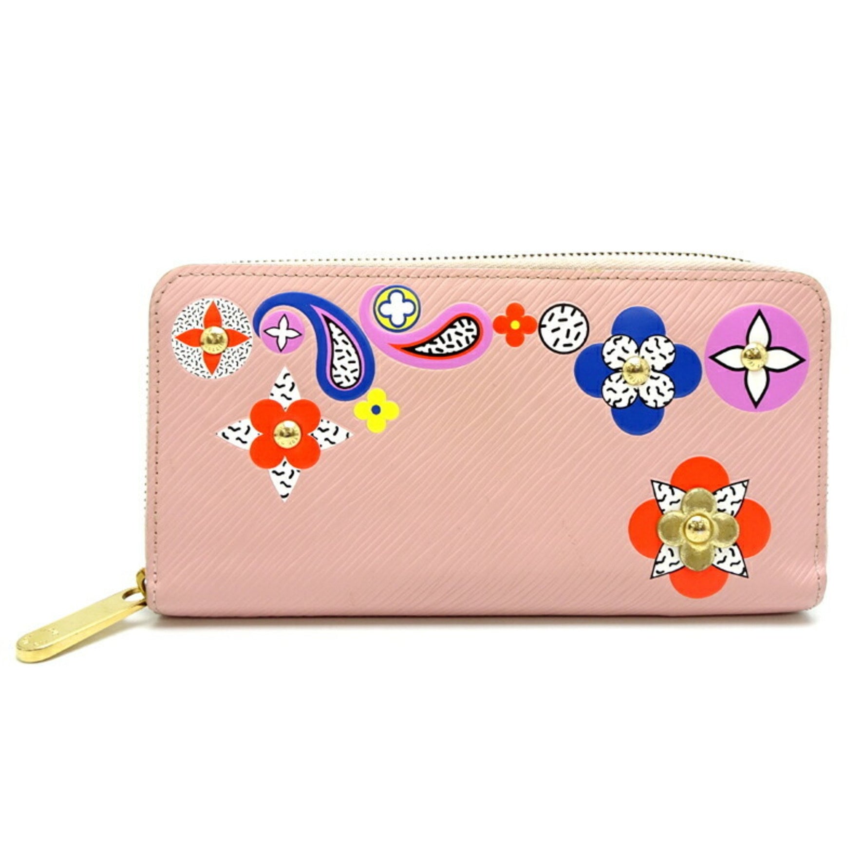Louis Vuitton Monogram Flower Zippy Wallet Long Epi Rose Ballerine (Pink)
