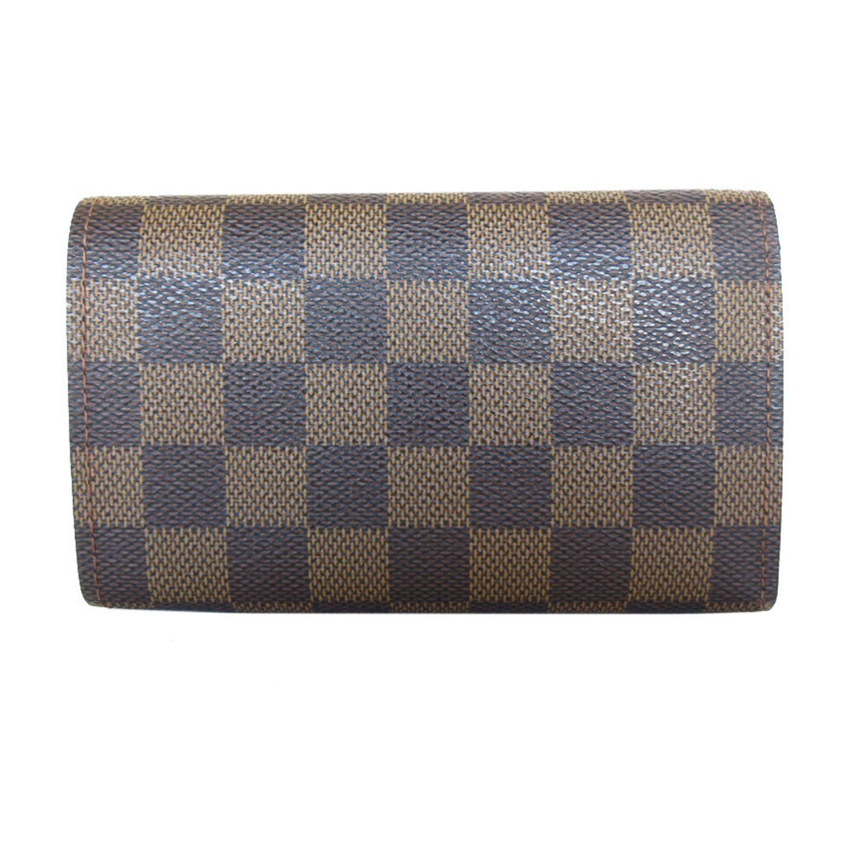Louis Vuitton Bi-fold wallet Damier Portefeuille Tresor canvas gold ladies