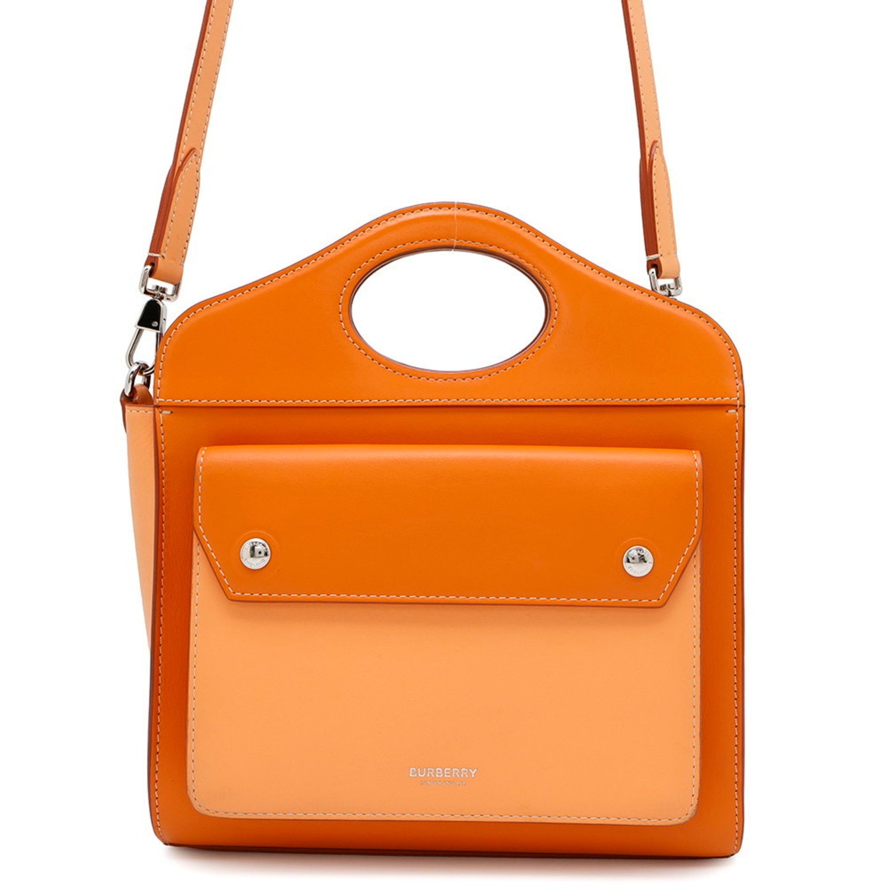Burberry handbag, pocket bag, leather, shoulder bag