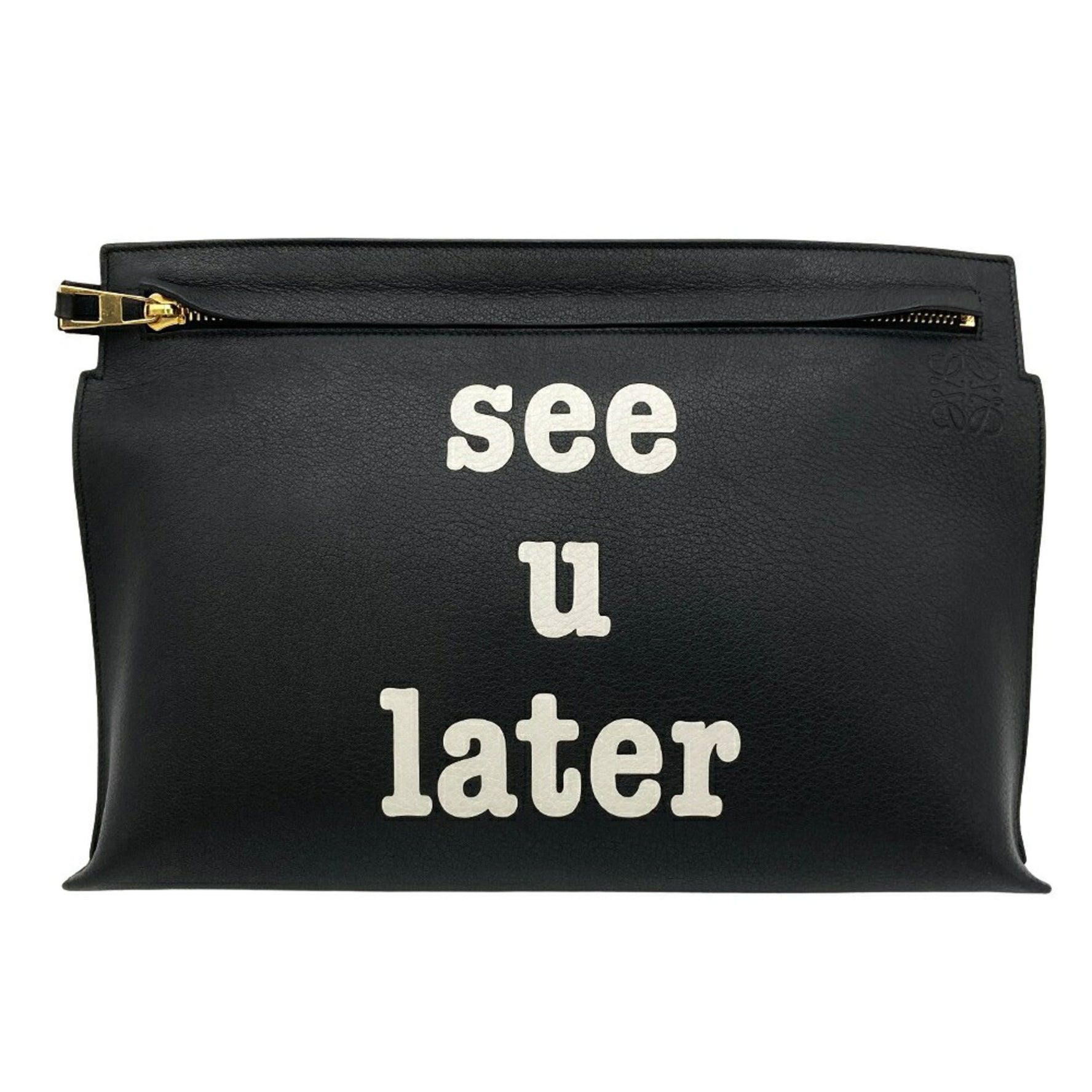 LOEWE Anagram see u later clutch bag ladies