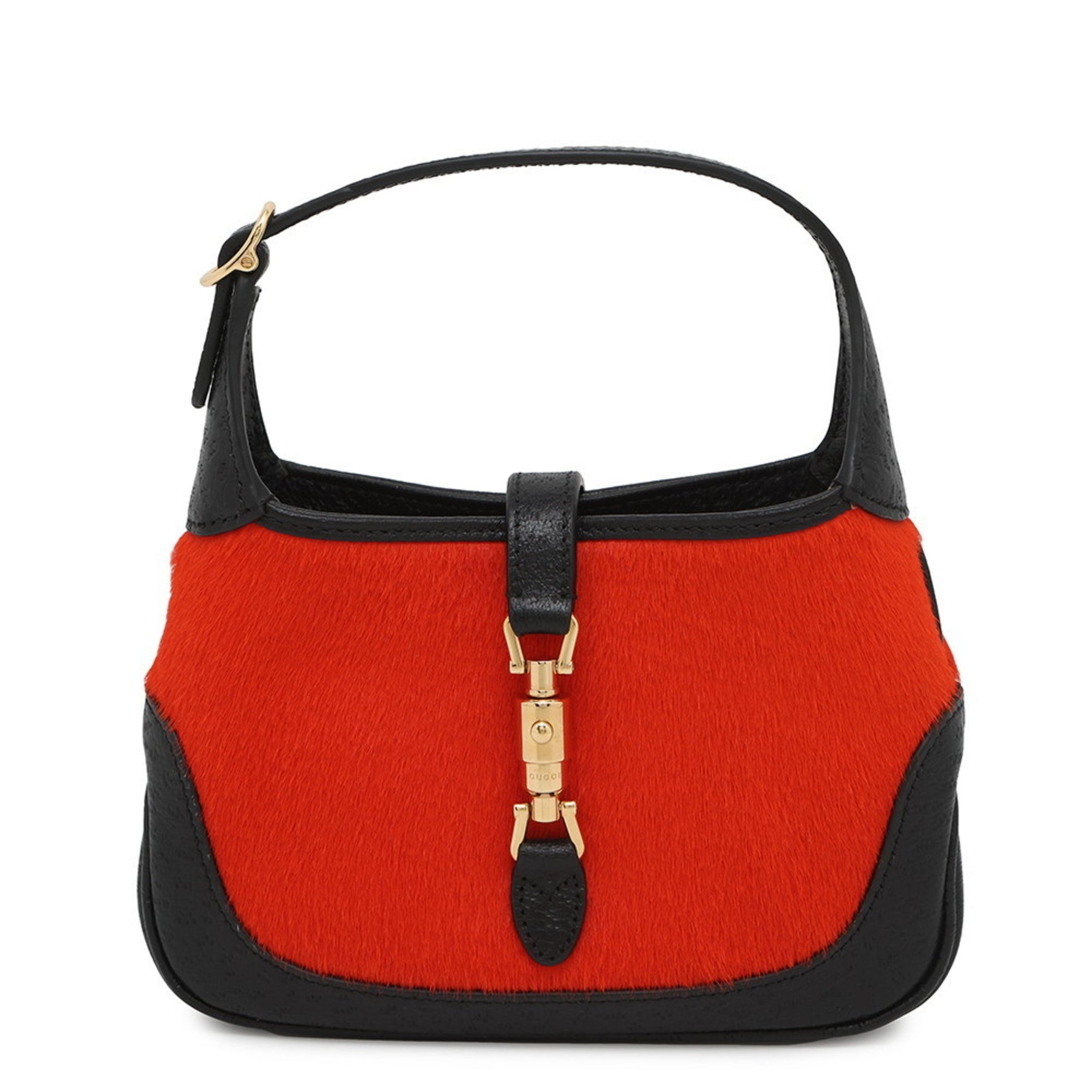 Gucci Jackie 1961 Mini Handbag in Pony Leather - Black