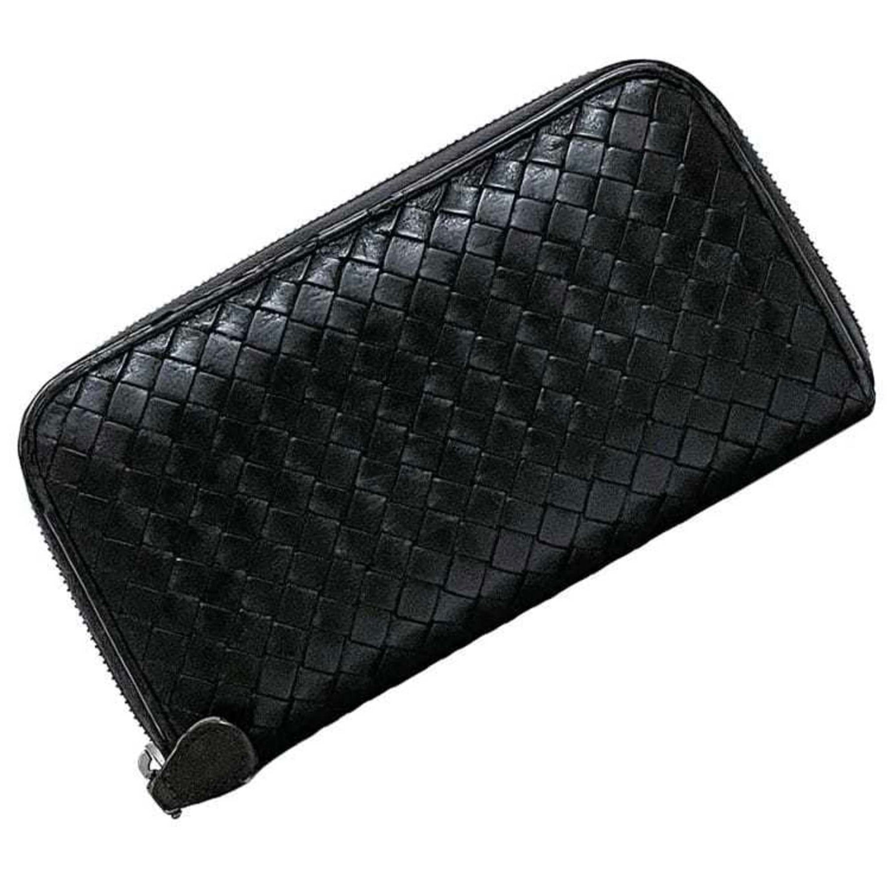 Bottega Veneta Round Long Wallet Intrecciato Leather BOTTEGA VENETA and Men's