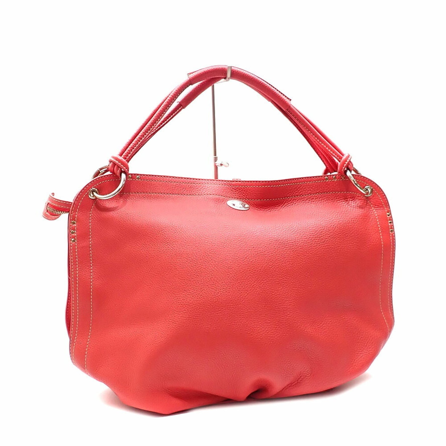 Celine tote bag red leather