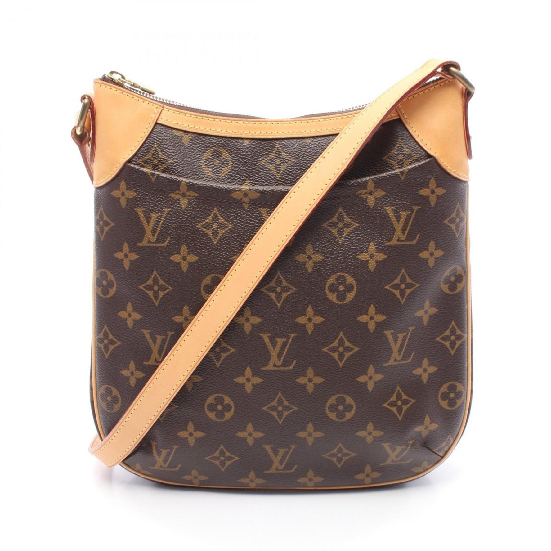 Louis Vuitton Odeon PM Shoulder Bag in Coated Canvas and Leather with Monogram Design
