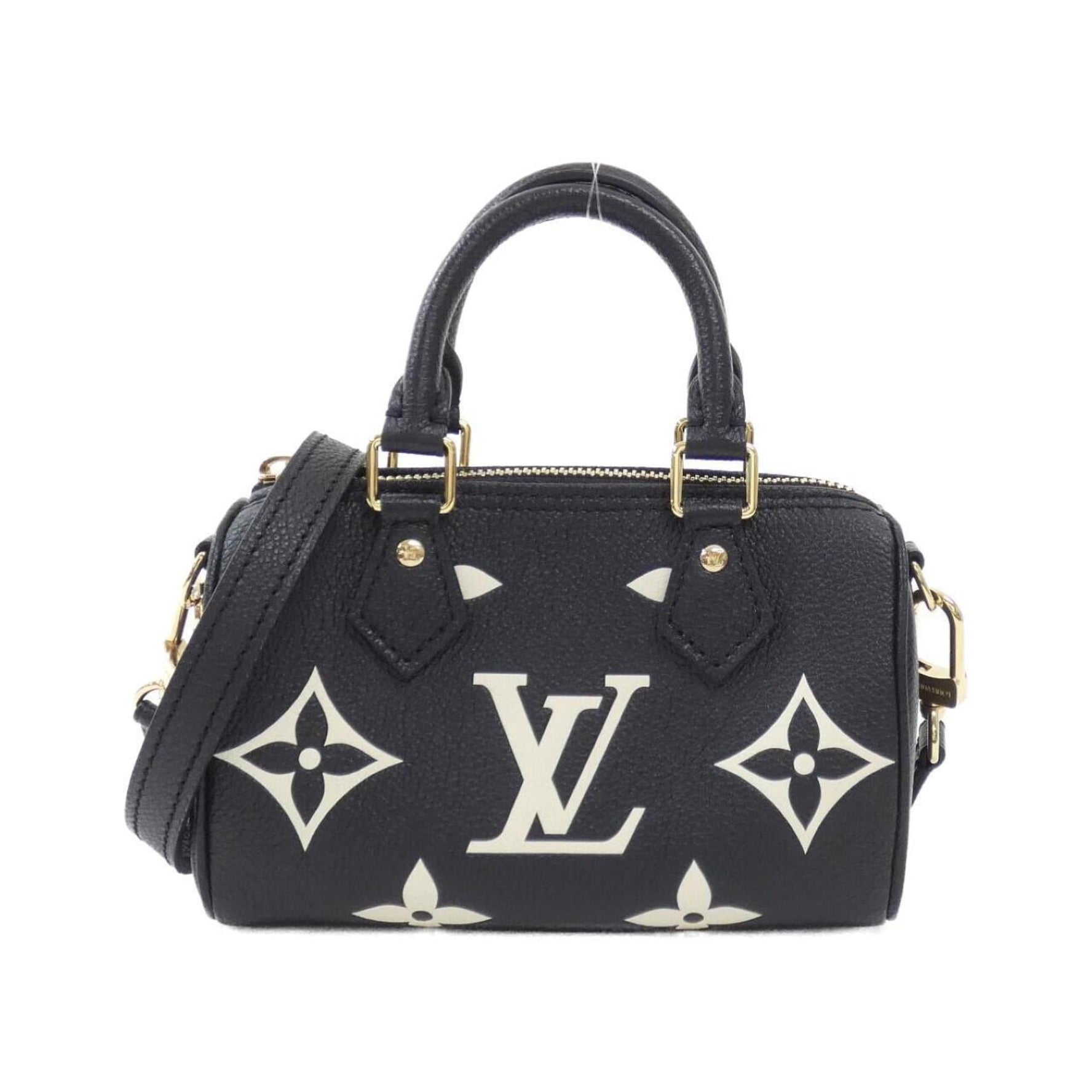 Louis Vuitton Bicolor Monogram Empreinte Nano Speedy Boston Bag