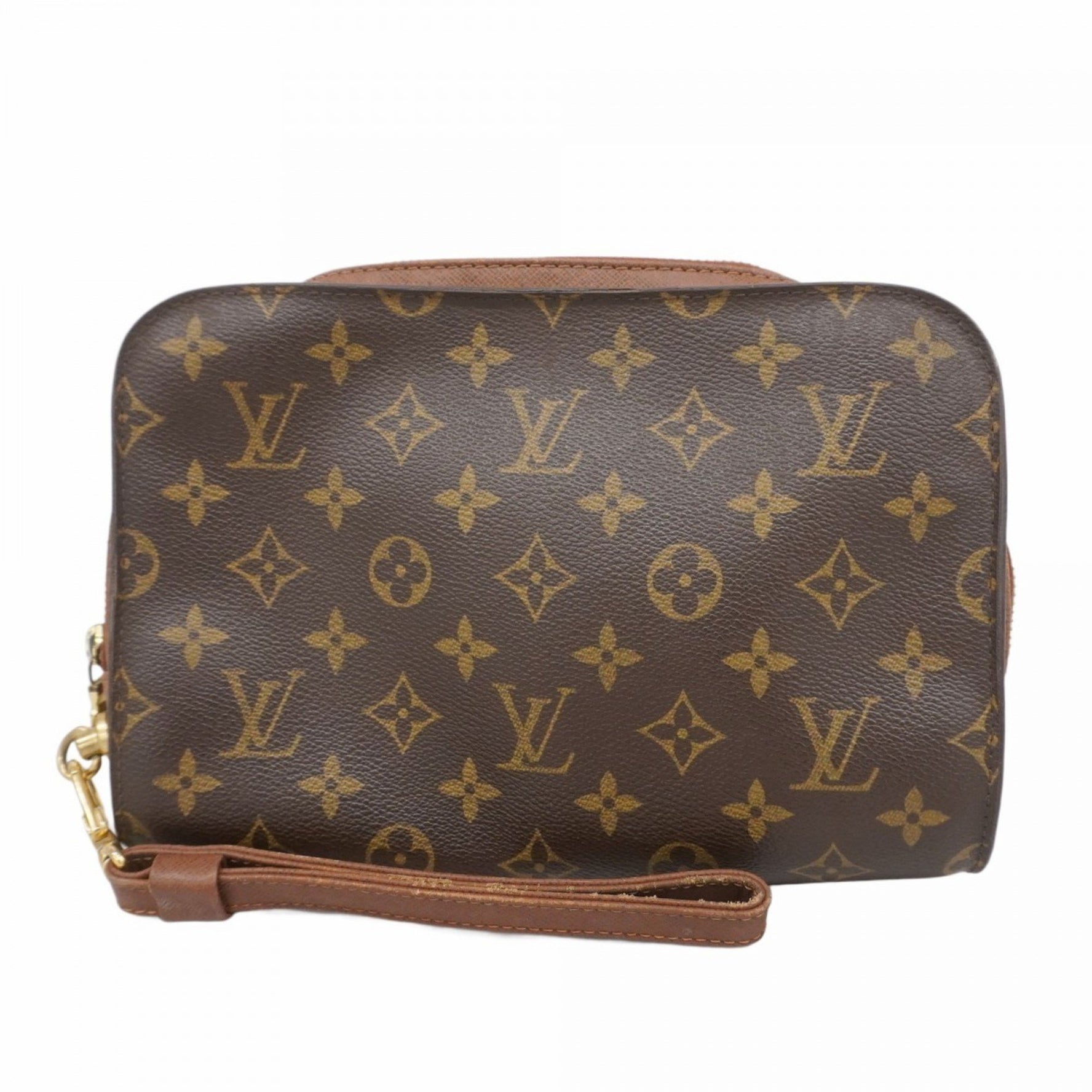 Louis Vuitton Monogram Orsay Clutch Bag M51790 Brown Men's