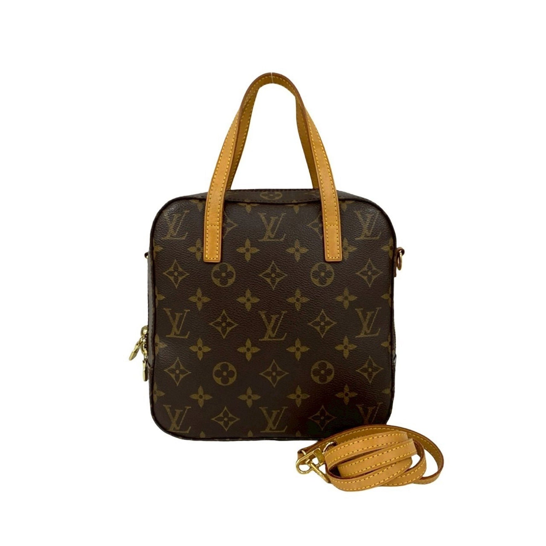 LOUIS VUITTON Spontini Leather Mini Handbag/Shoulder Bag
