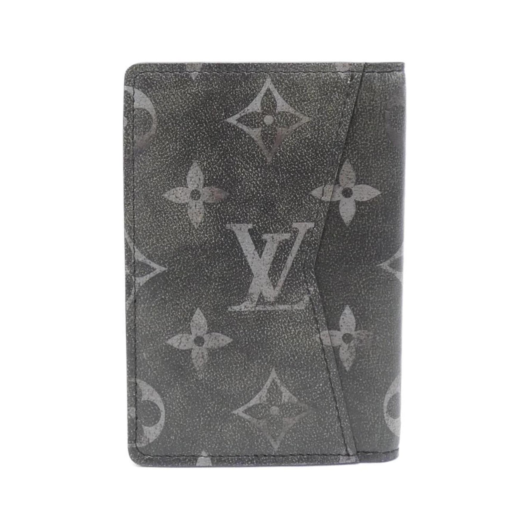 Louis Vuitton Brushed Monogram Business Card Holder/Card Case Organizer Deux Poche M11635