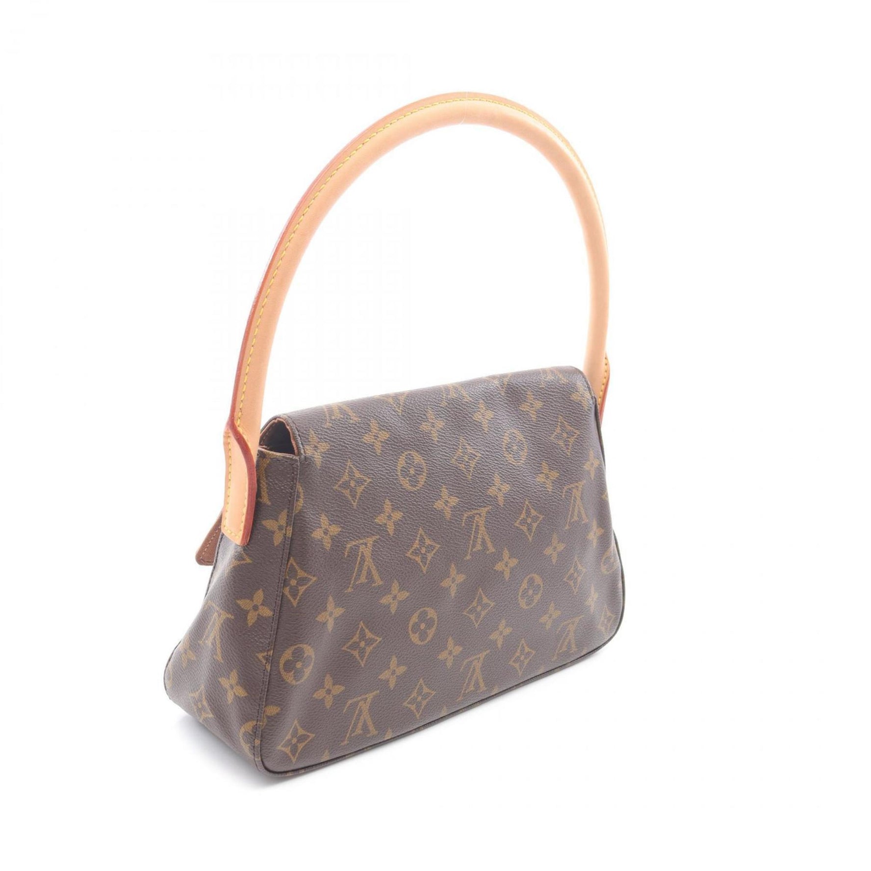 Louis Vuitton Mini Looping Handbag, Coated Canvas and Leather, Monogram, Brown