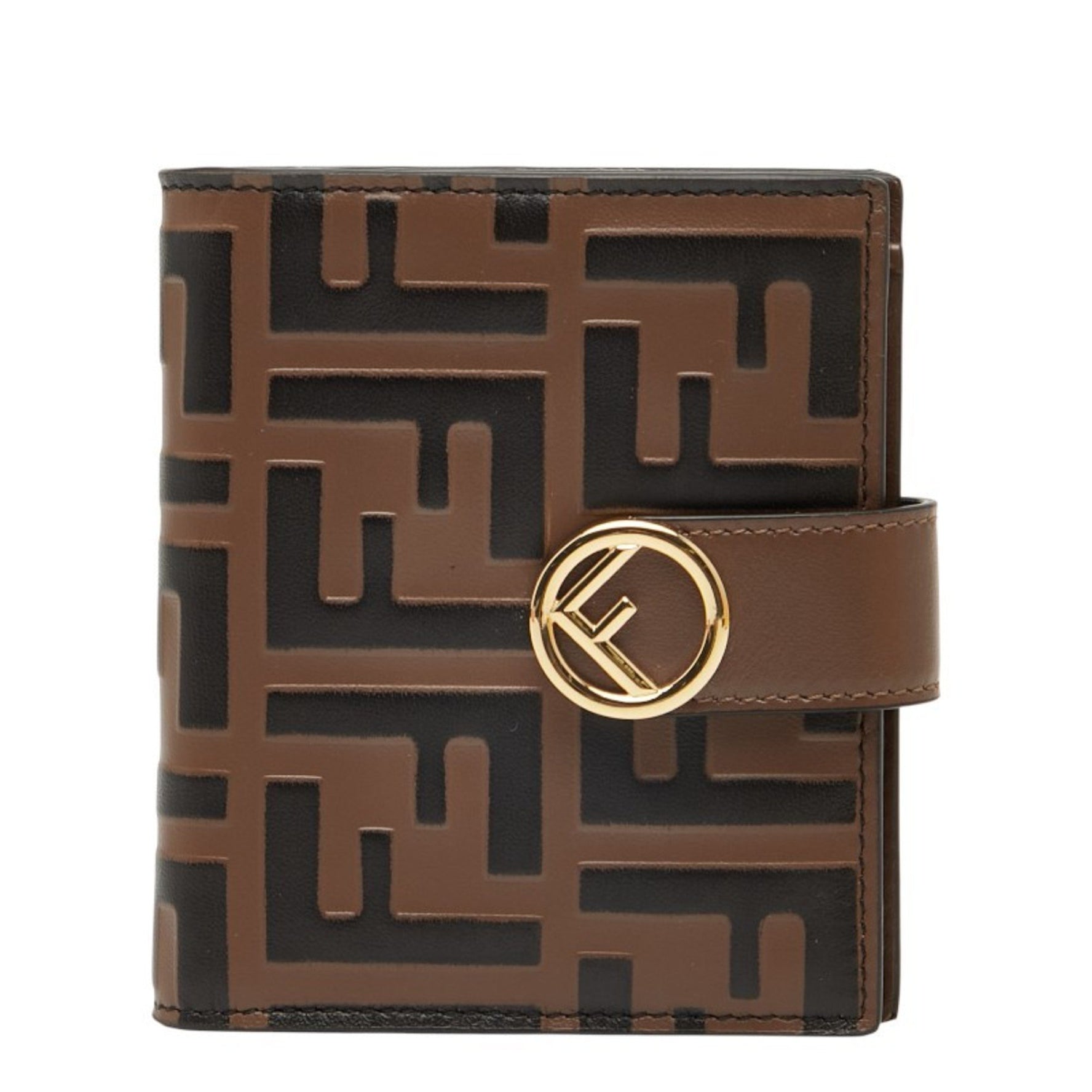 Fendi F IS Bifold Wallet Leather