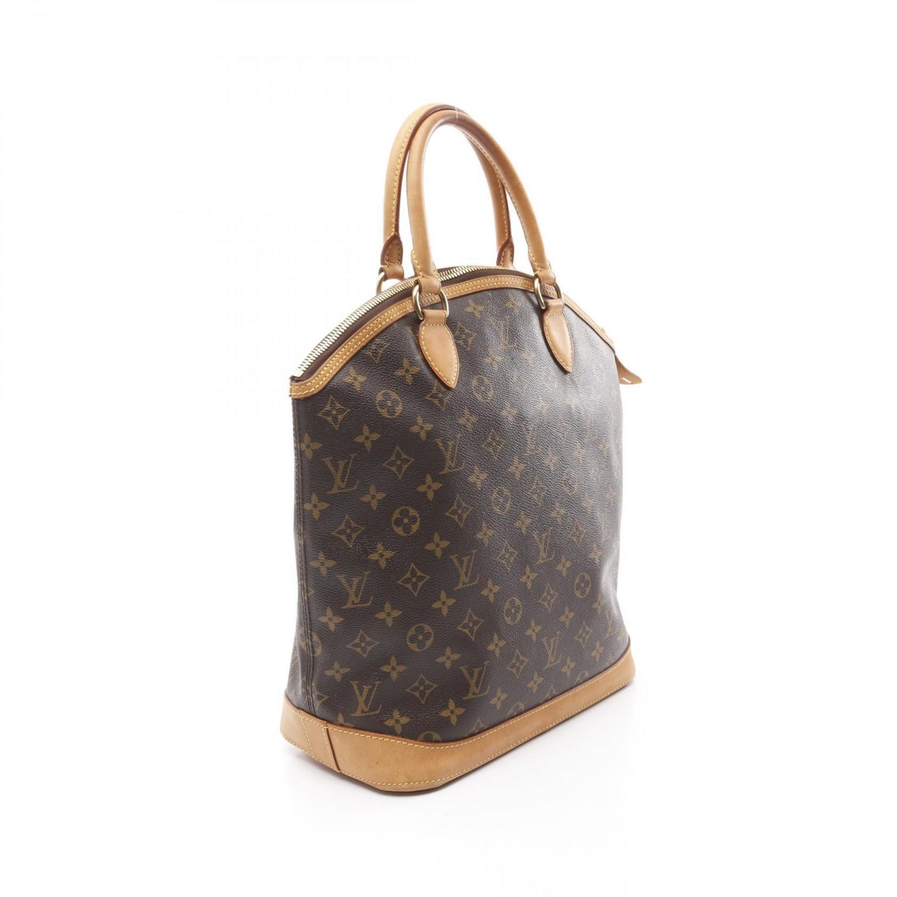 Louis Vuitton Lockit Vertical Monogram Handbag, Coated Canvas and Leather
