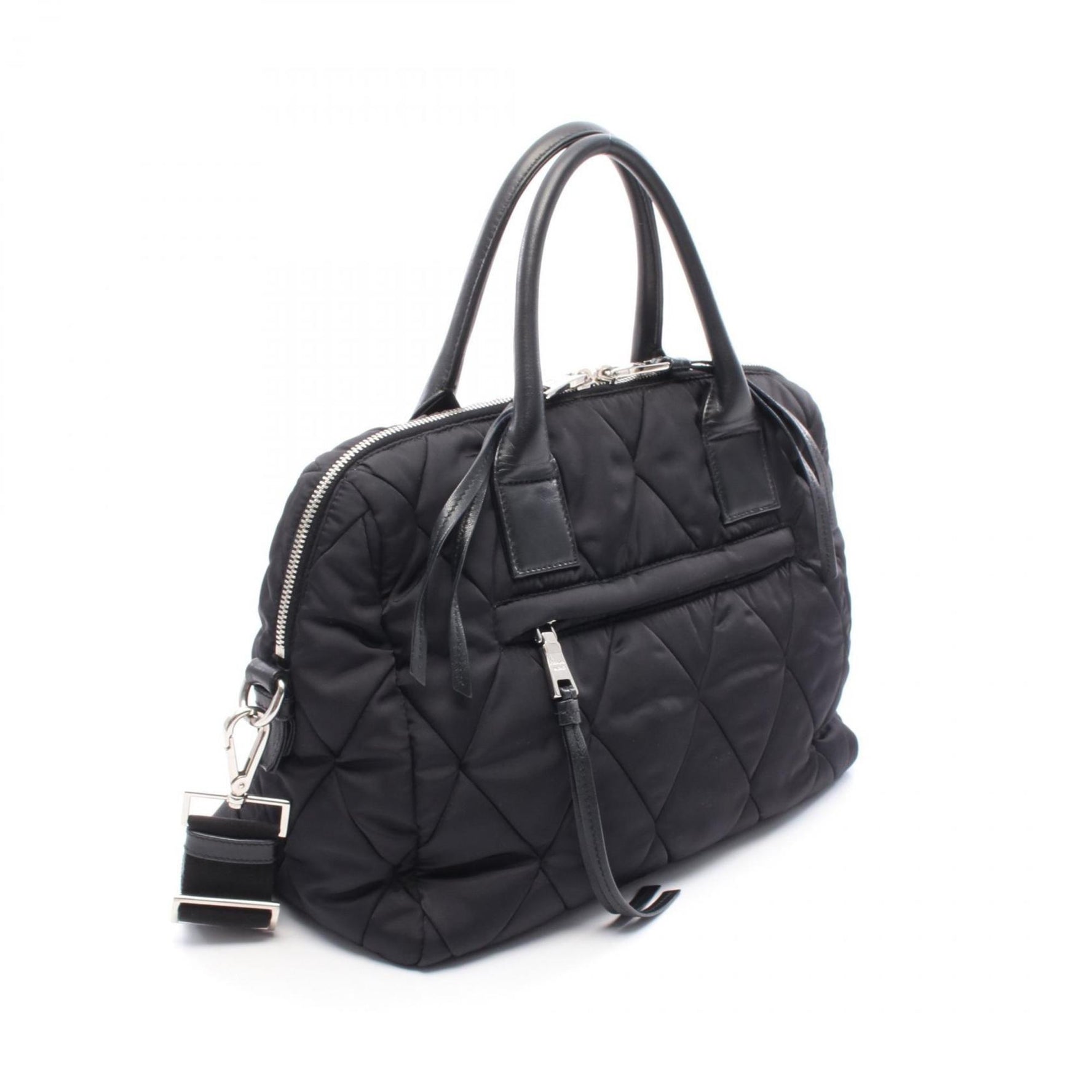 Prada Tessuto Bomber handbag in nylon and leather