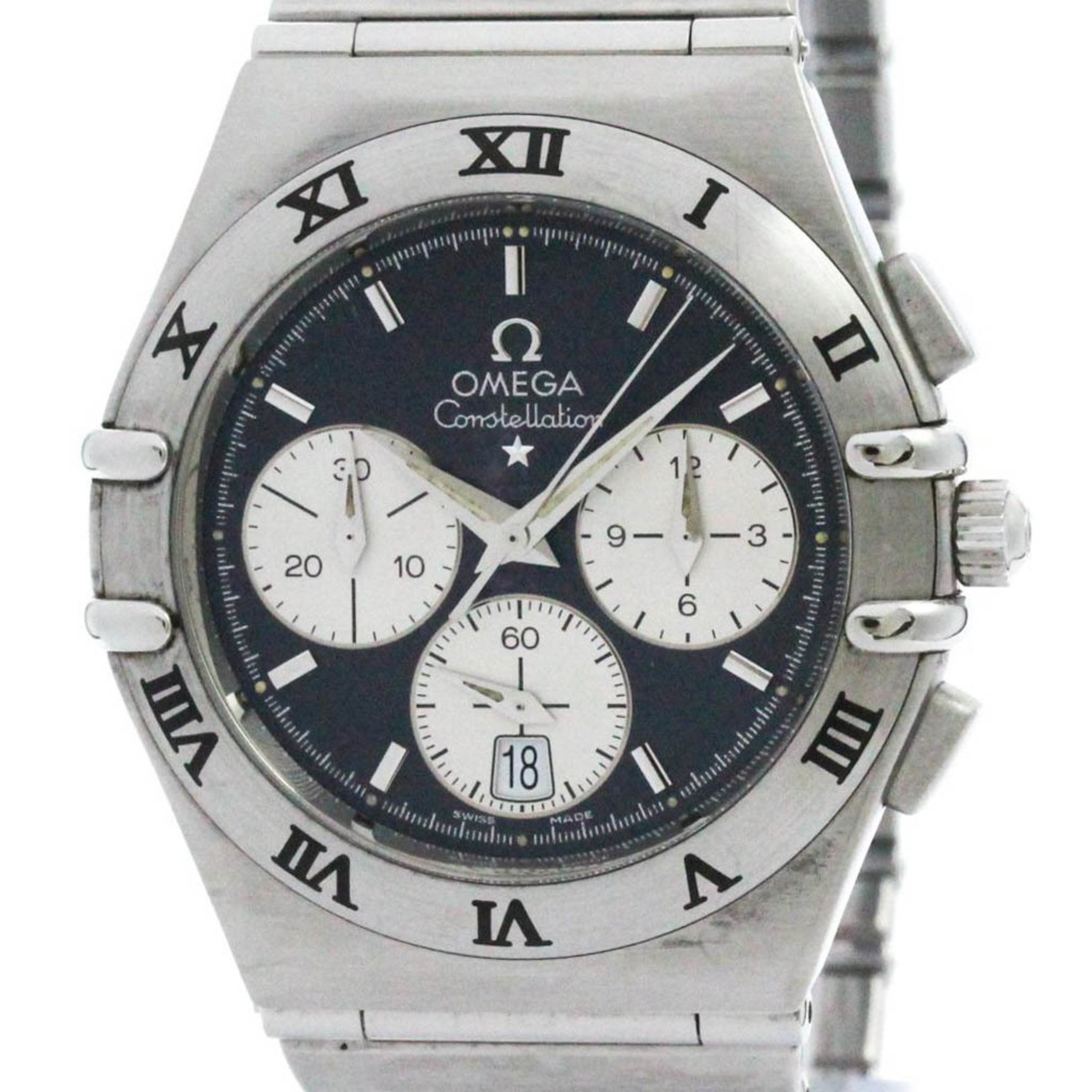 OMEGA Constellation Chronograph Steel Quartz Watch 1542.40
