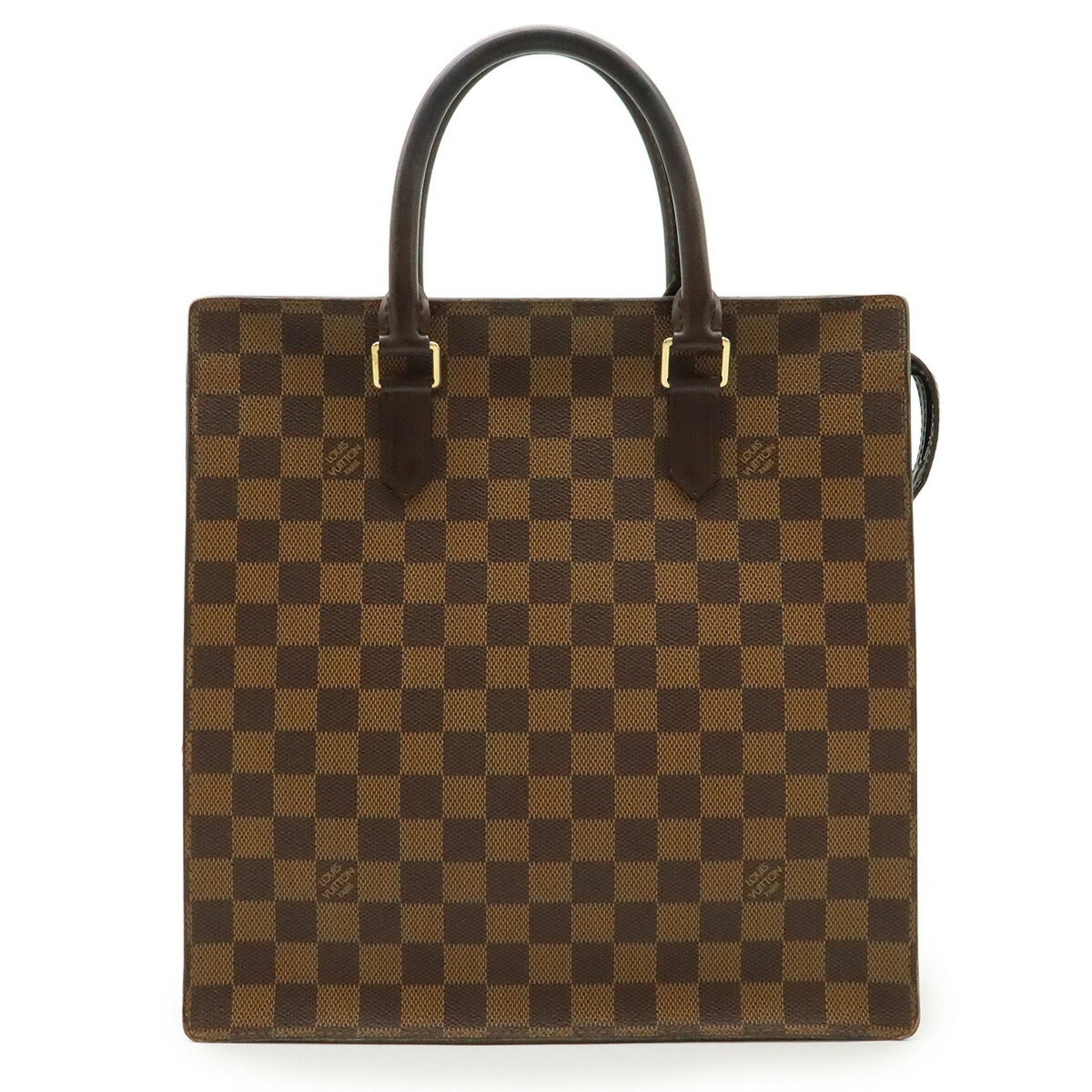 LOUIS VUITTON Damier Venice PM Tote Bag, Square Handbag