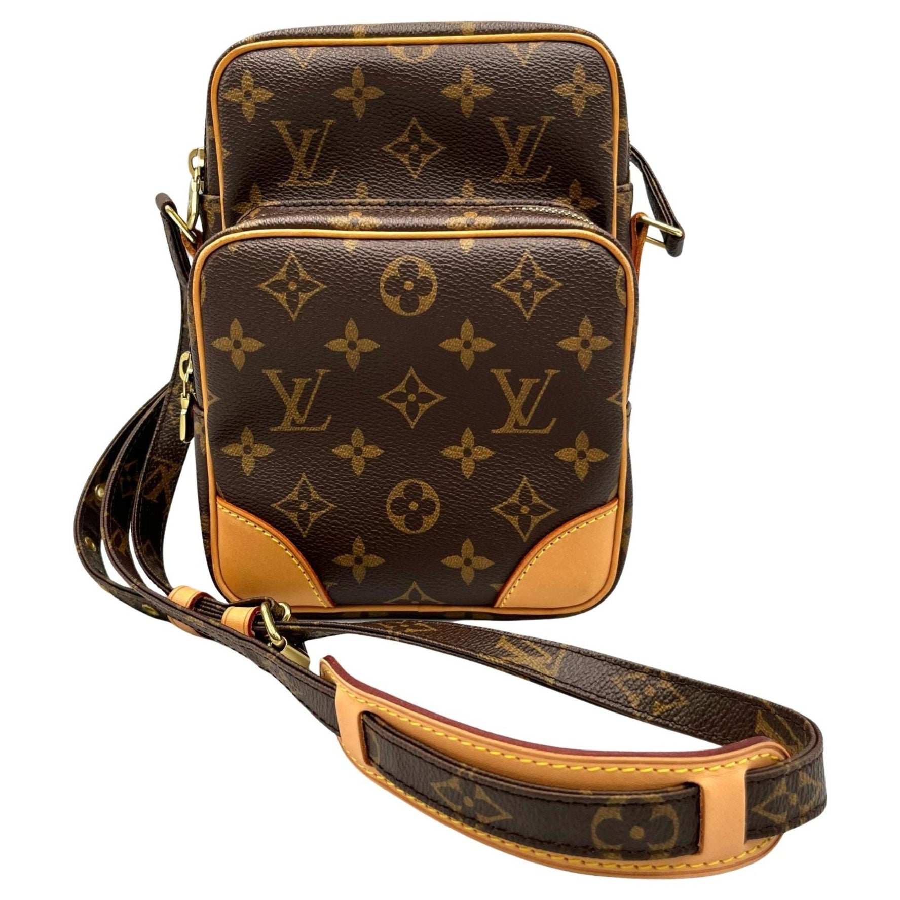 Louis Vuitton Shoulder Bag Amazon Monogram Canvas Brown