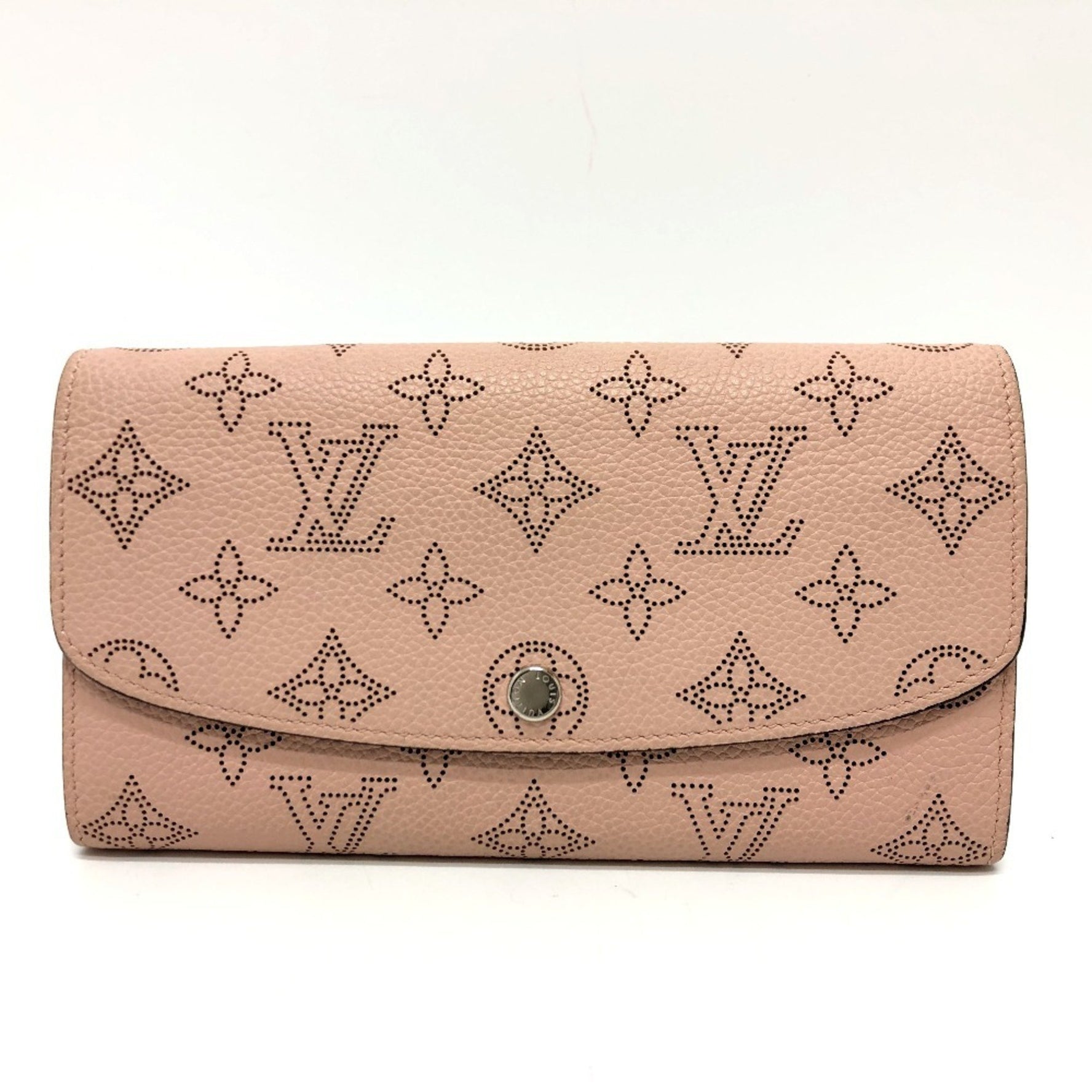 Louis Vuitton Monogram Mahina Portefeuille Iris Wallet Long Ladies Magnolia Pink