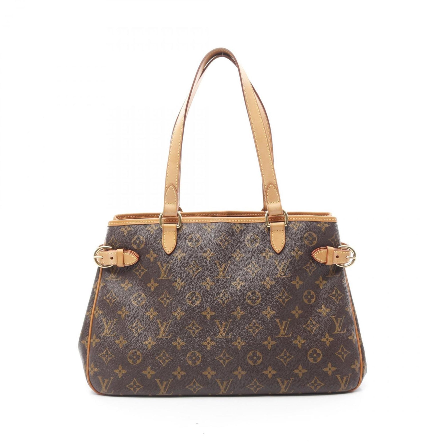 Louis Vuitton Batignolles Horizontal Shoulder Bag Coated Canvas Leather Monogram