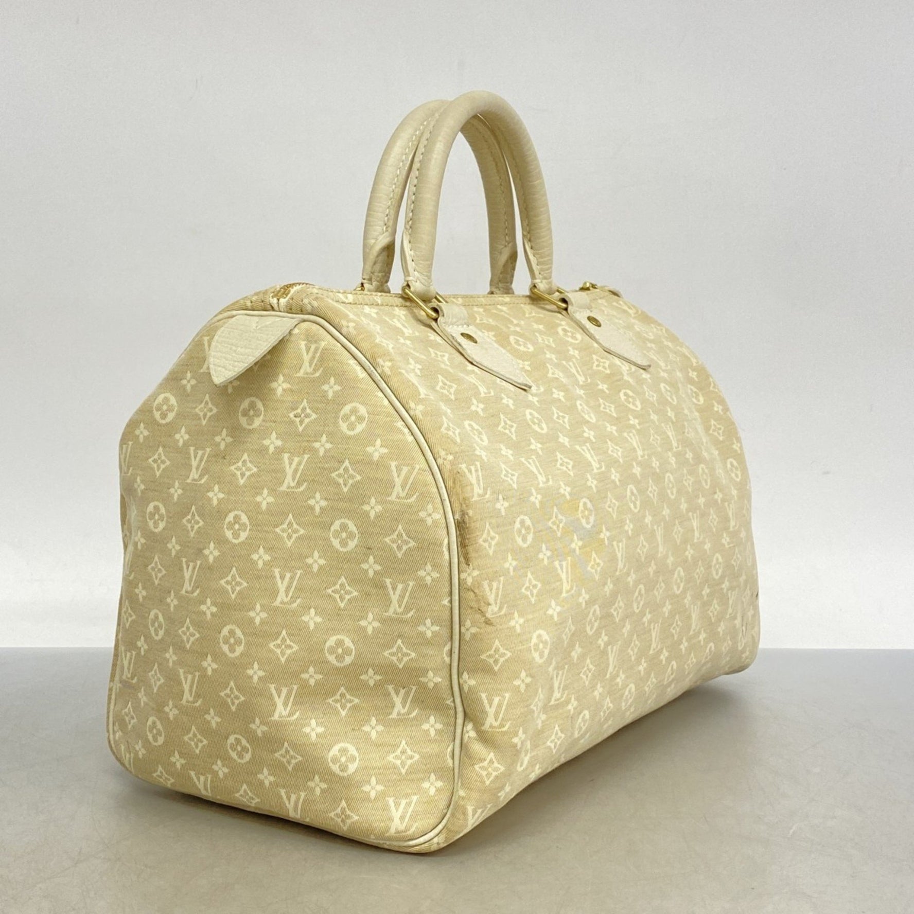 Louis Vuitton Monogram Mini Lan Speedy 30 Handbag