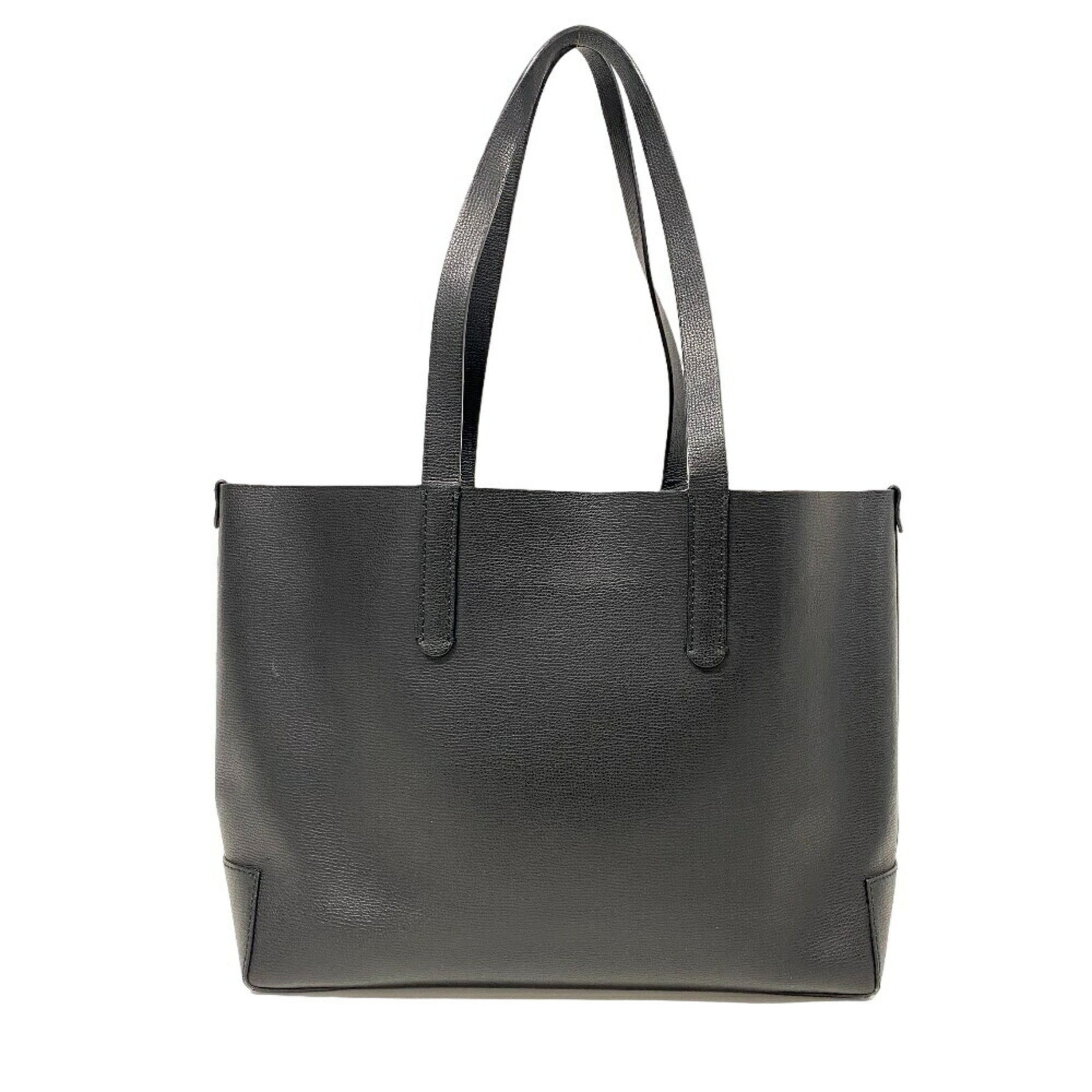 BURBERRY Thomas Burberry TB Tote Bag Shoulder Laptop Black Women Men