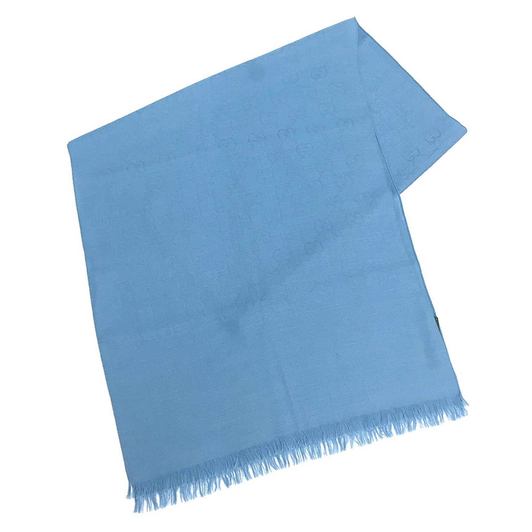 GUCCI GG stole shawl muffler silk x wool