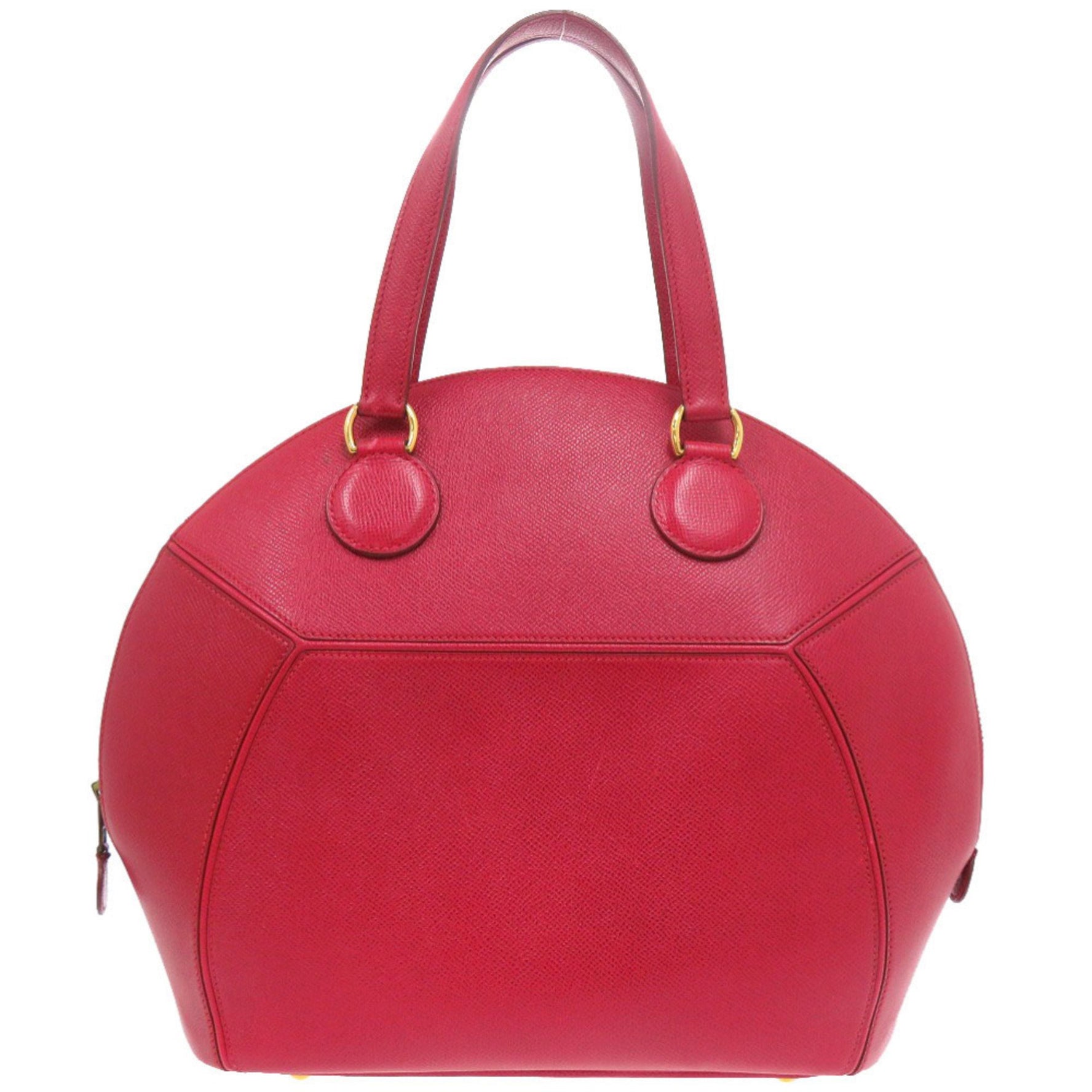 Hermès Il-d'Osquis Couchvel Rouge Handbag, Gold Hardware, V Stamp, Red, 1064 HERMES